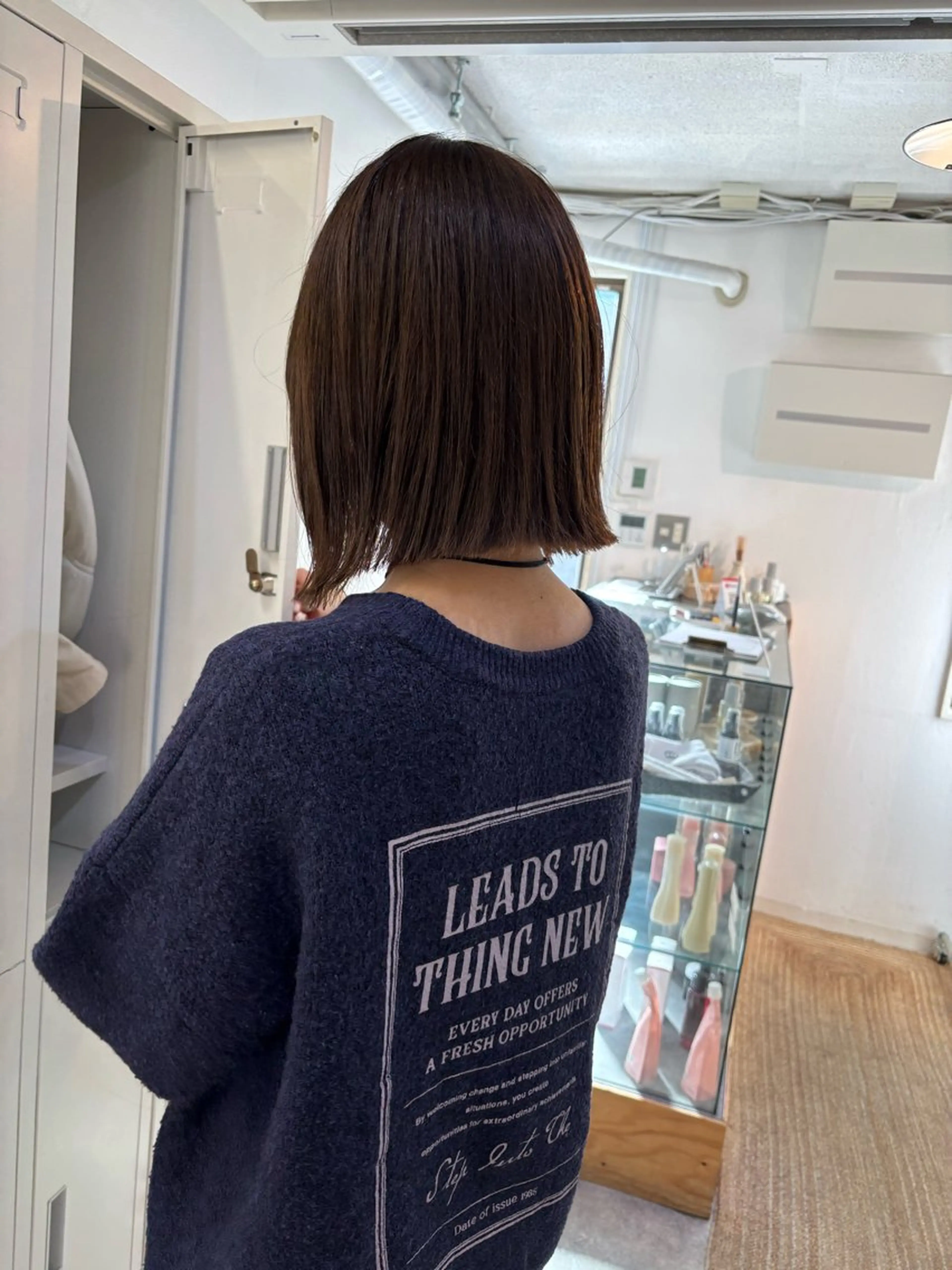 ミディアム カラー カット ヘアカラー トリートメント sakura🌸 レイヤー/nelkeのヘアスタイル
