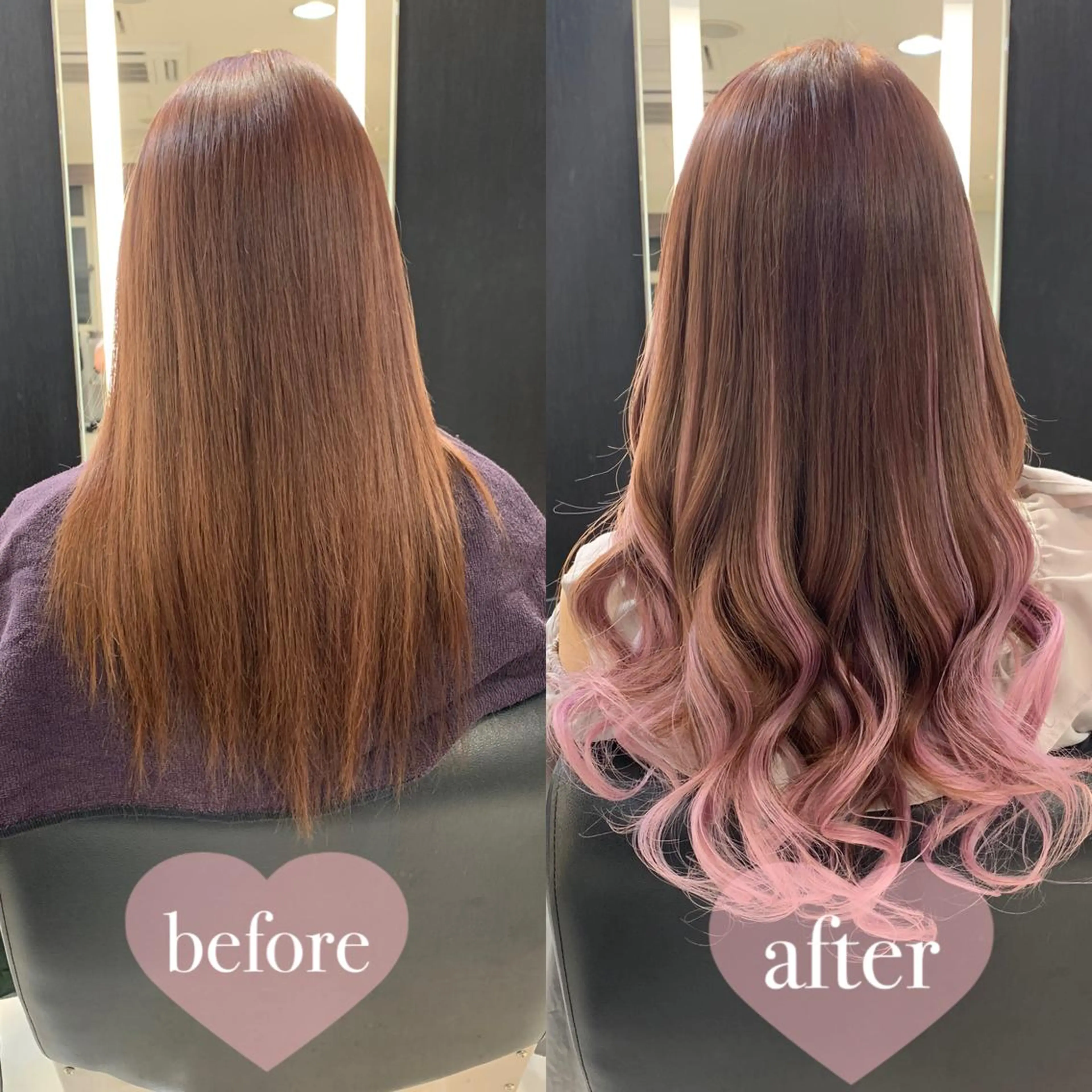 ロング カラー シールエクステ エクステ エクステ　ユノキ リョウタのヘアスタイル