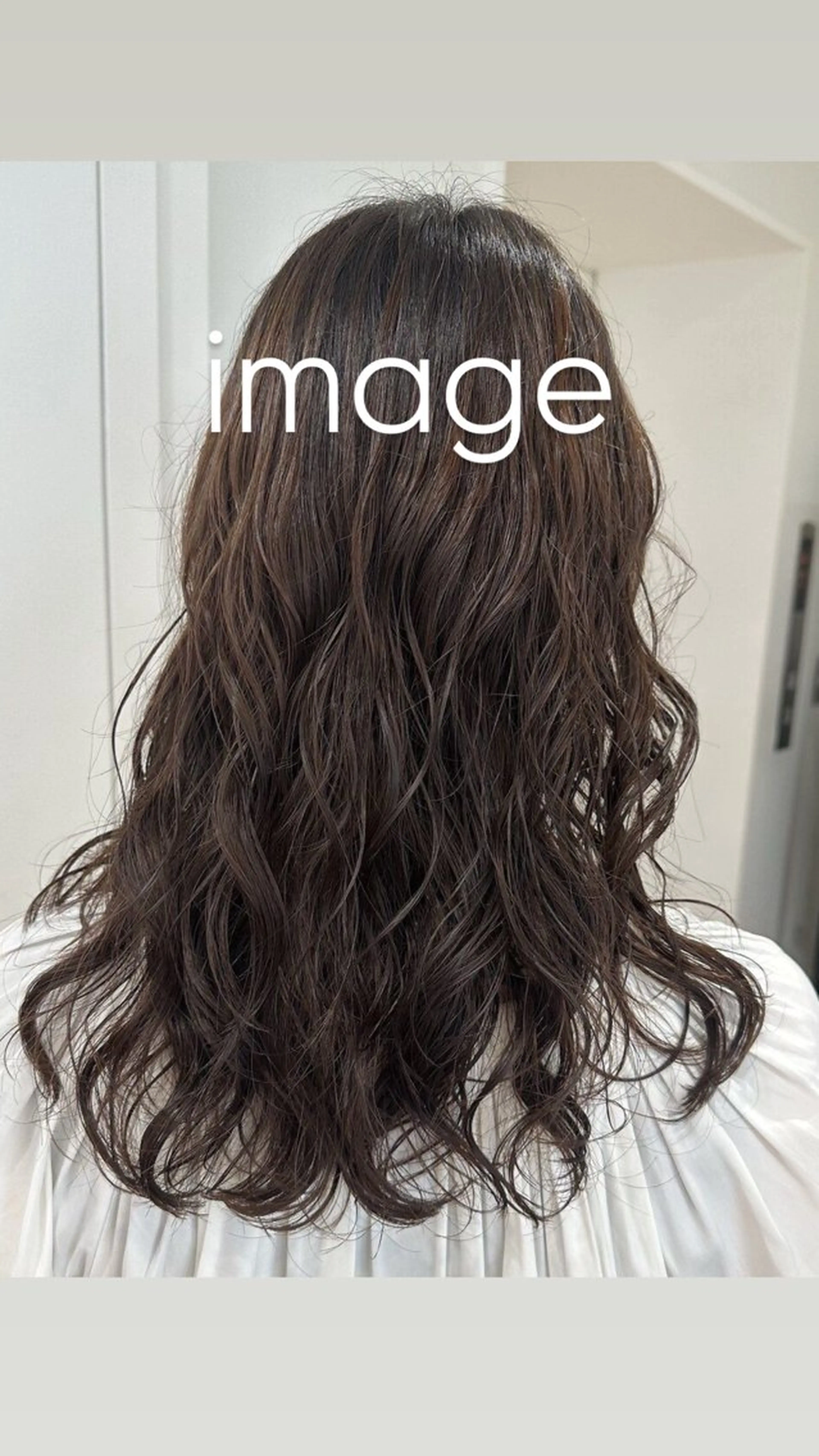 カット無し デジタルパーマの写真