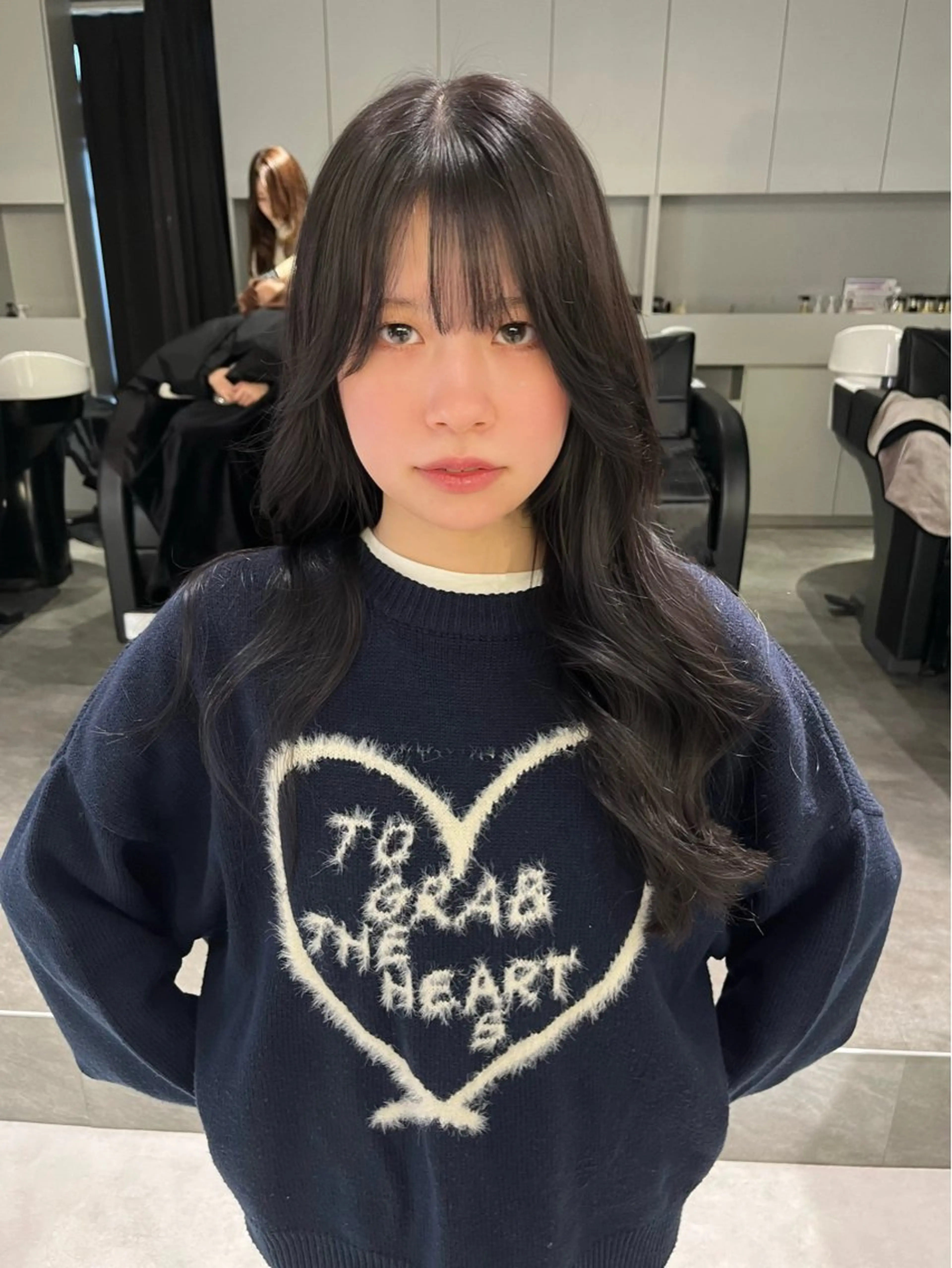 【平日限定】🩶ヘアカラー　🩶ブルーブラック　オリーブ　暗髪🫒　🫐ミニモ学割の写真