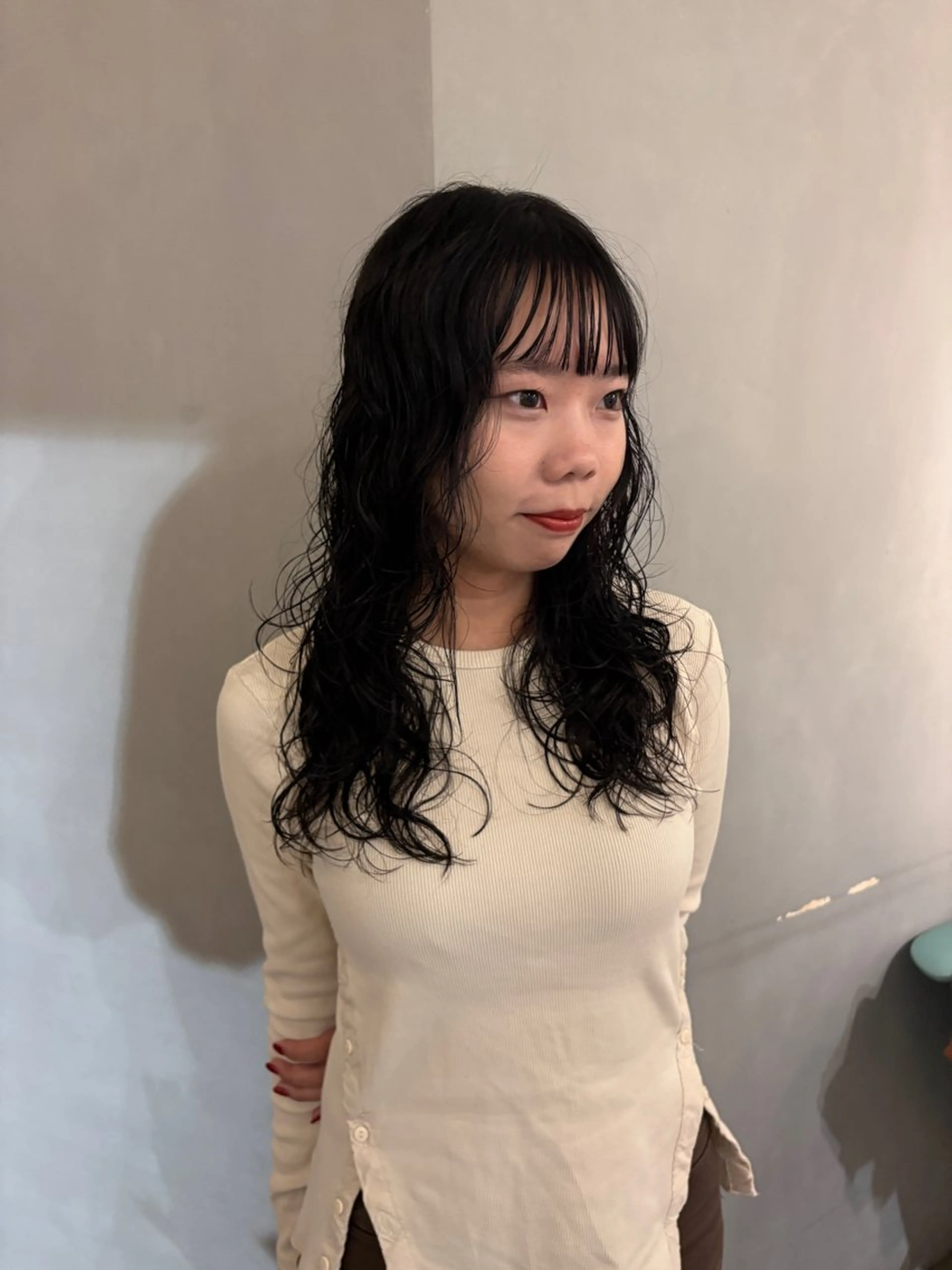 ロング カット パーマ パーマ/ボブ,ロング ヤマシタミウ🌀のヘアスタイル