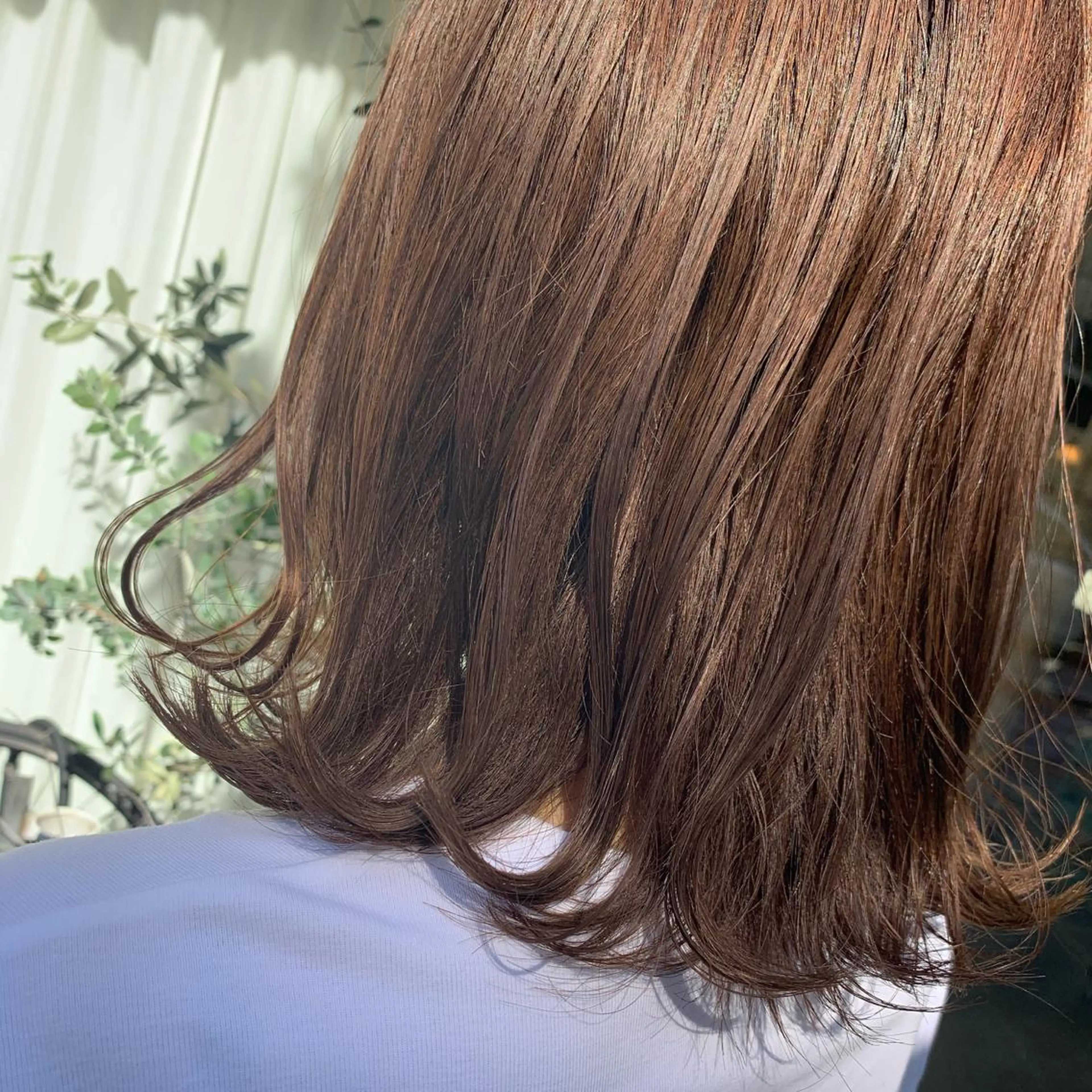 ミディアム カラー カット ヘアカラー fio マナミのヘアスタイル