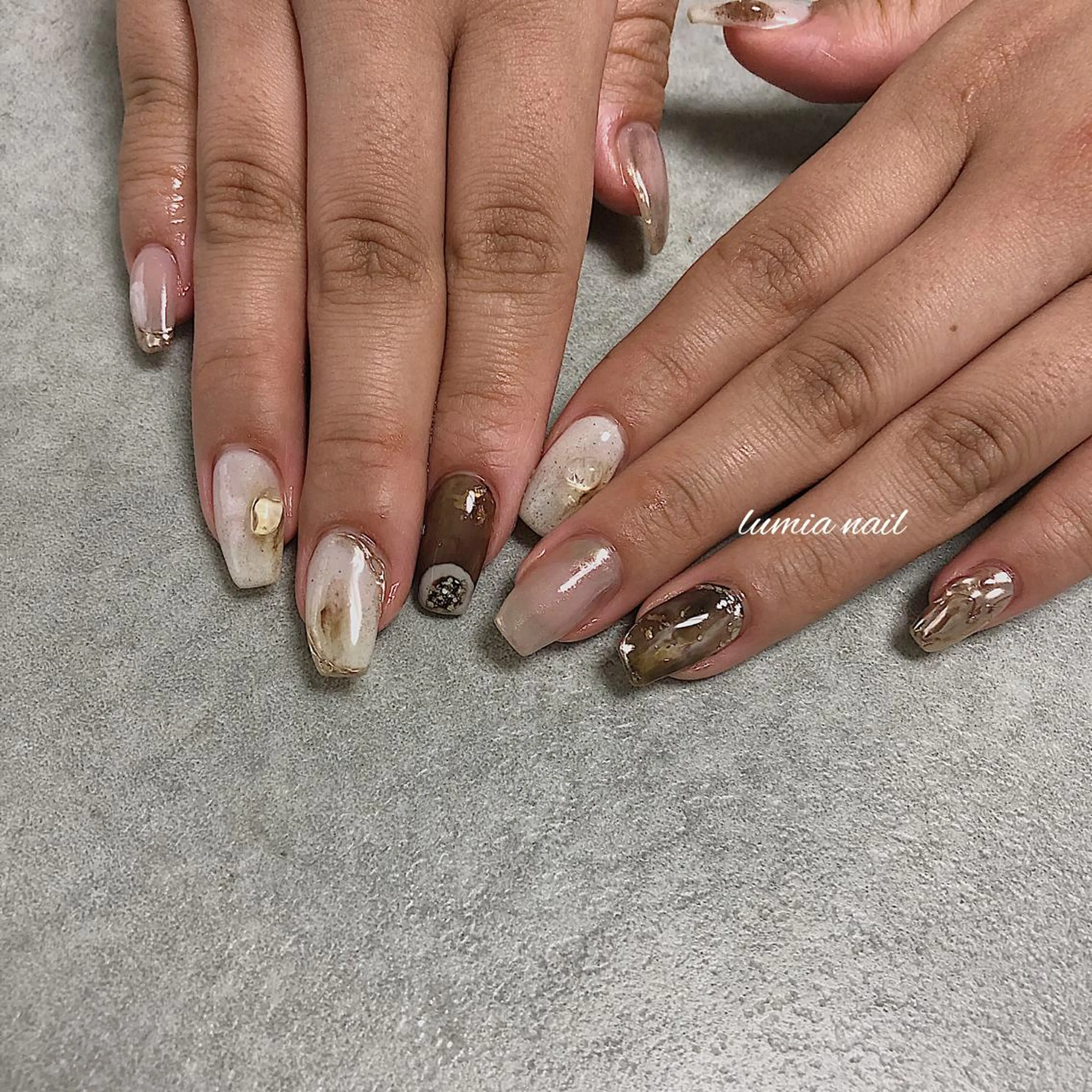 ネイル nail&eyelash Rine所属・Rine 放出 (リネ)のネイルデザイン