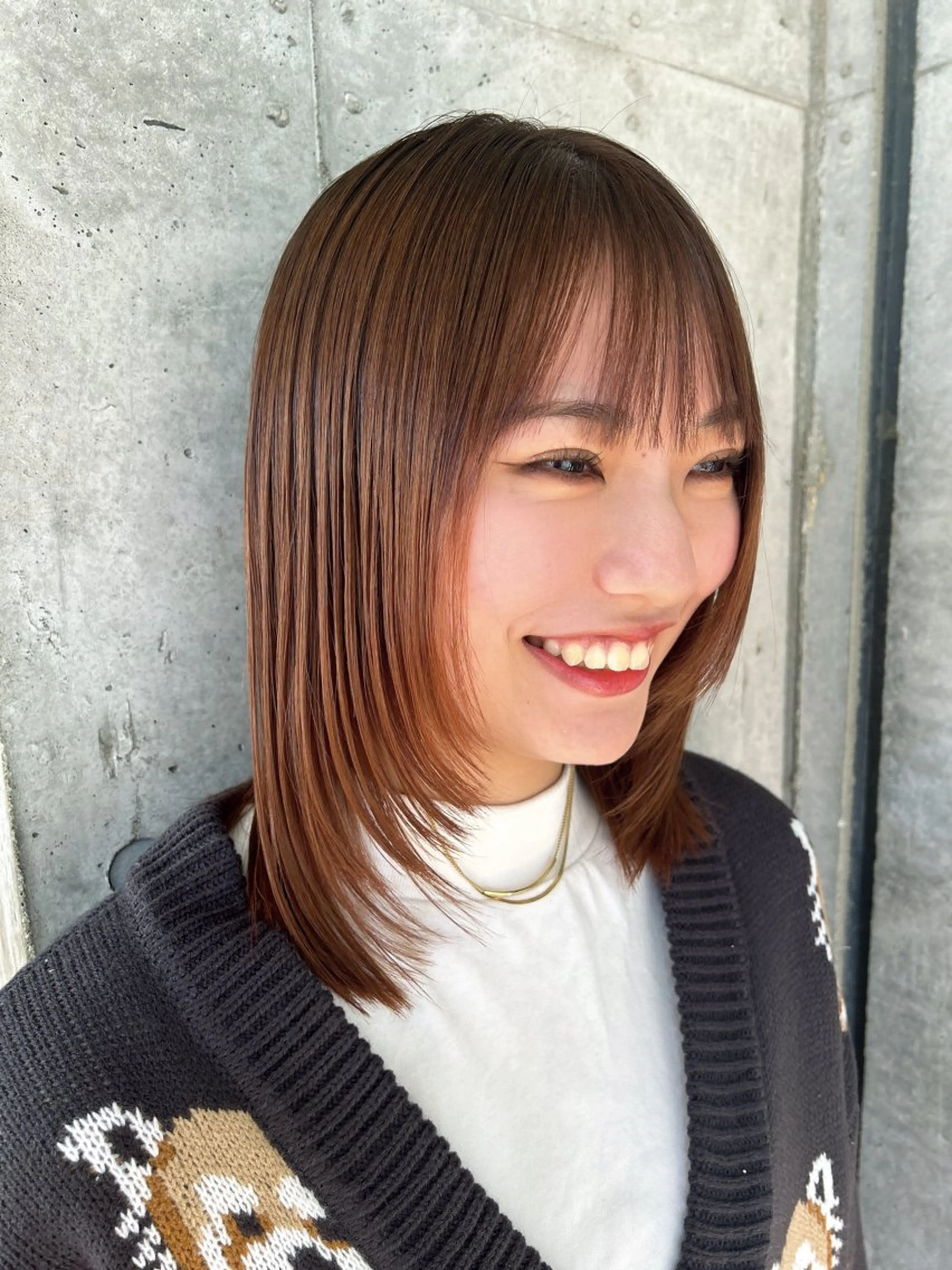 ロング カラー ヘアカラー トリートメント 🎨デザイン🥇 美髪・艶髪　日暮千敬のヘアスタイル