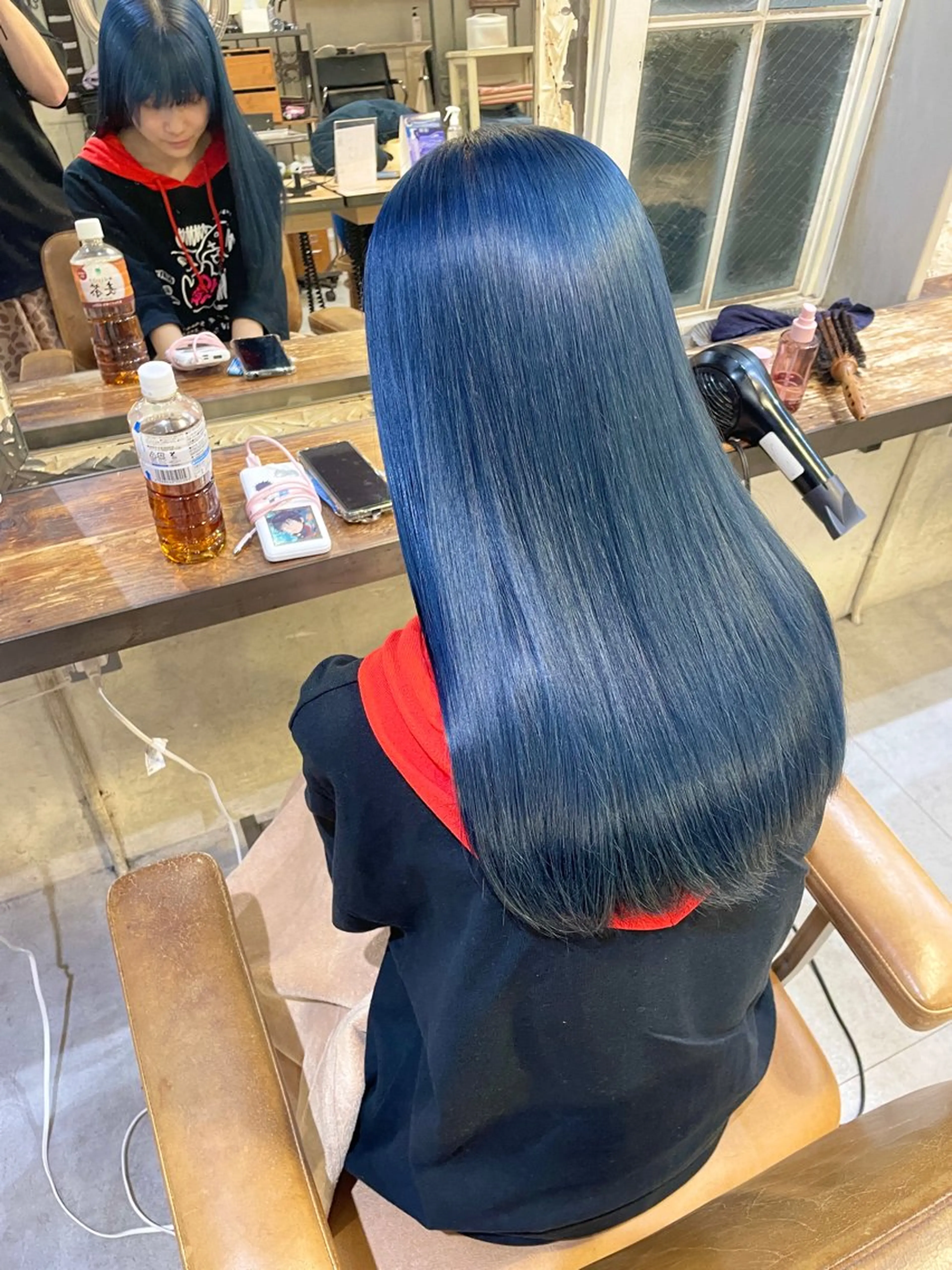 ロング カラー カット ヘアカラー ブリーチ＆縮毛矯正 🧸ともき🧸のヘアスタイル