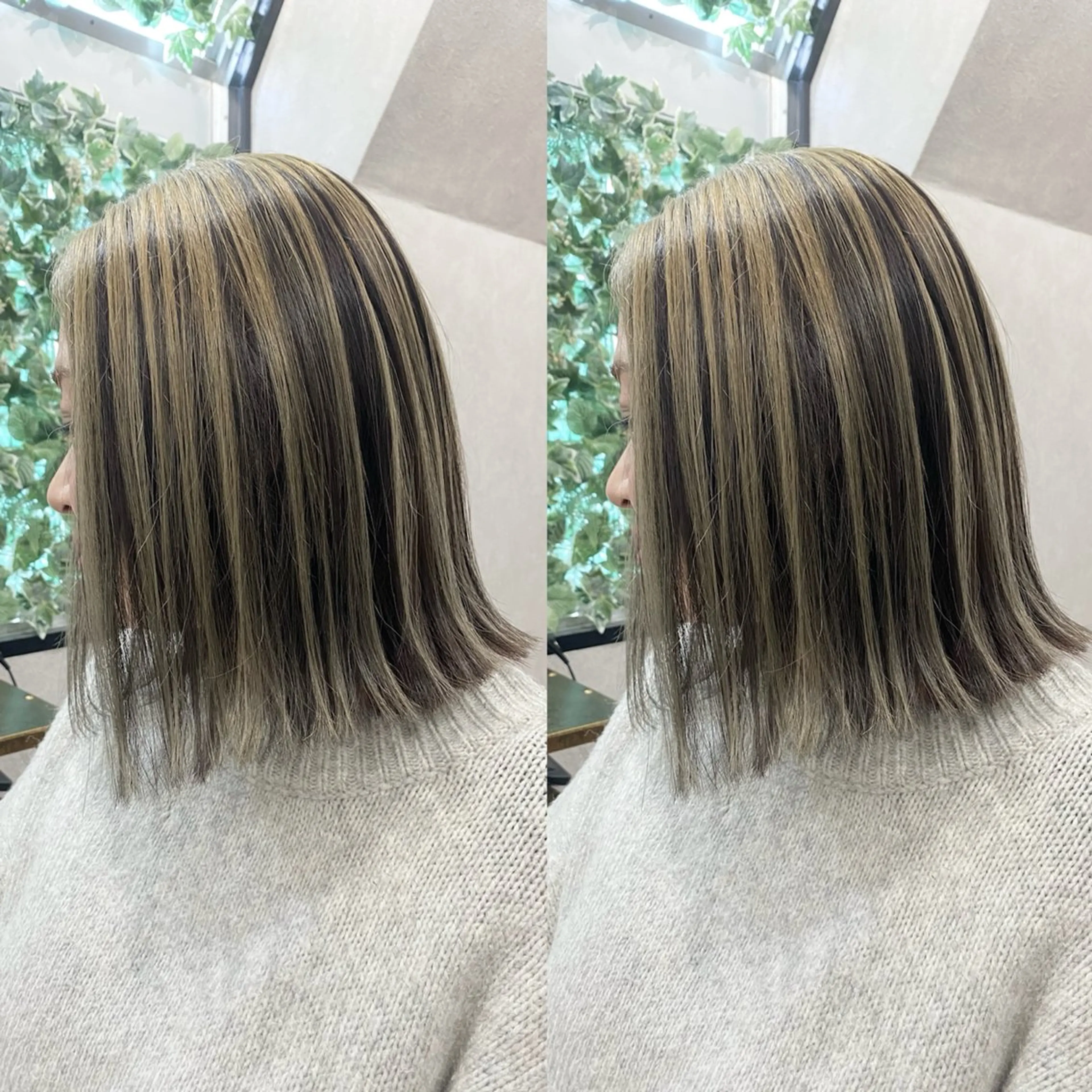 ミディアム カット ヘアカラー _White所属・ＳＨＩ ＺＵのヘアスタイル