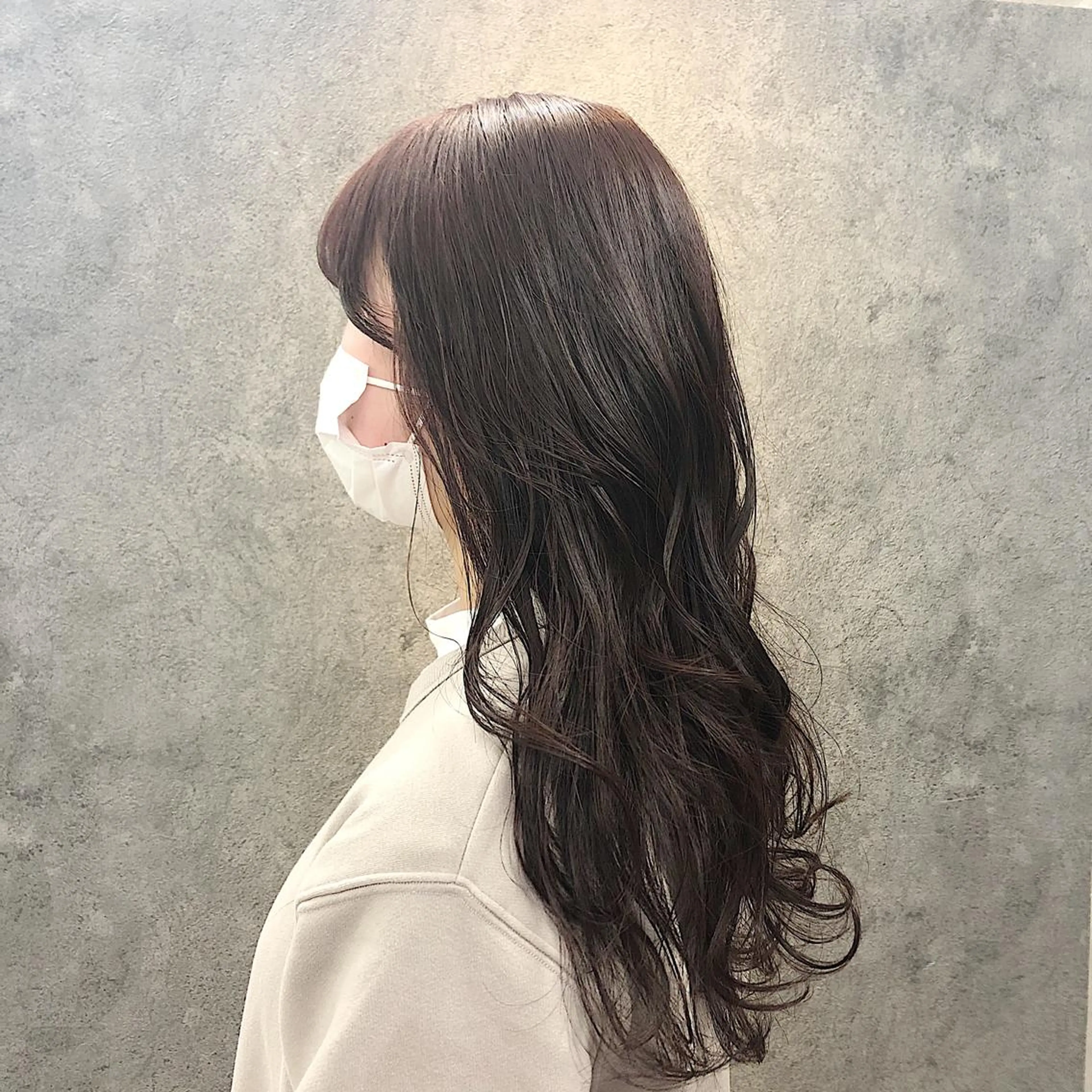 セミロング ヘアカラー トリートメント 所渉/韓国レイヤー /ウルフカットのヘアスタイル