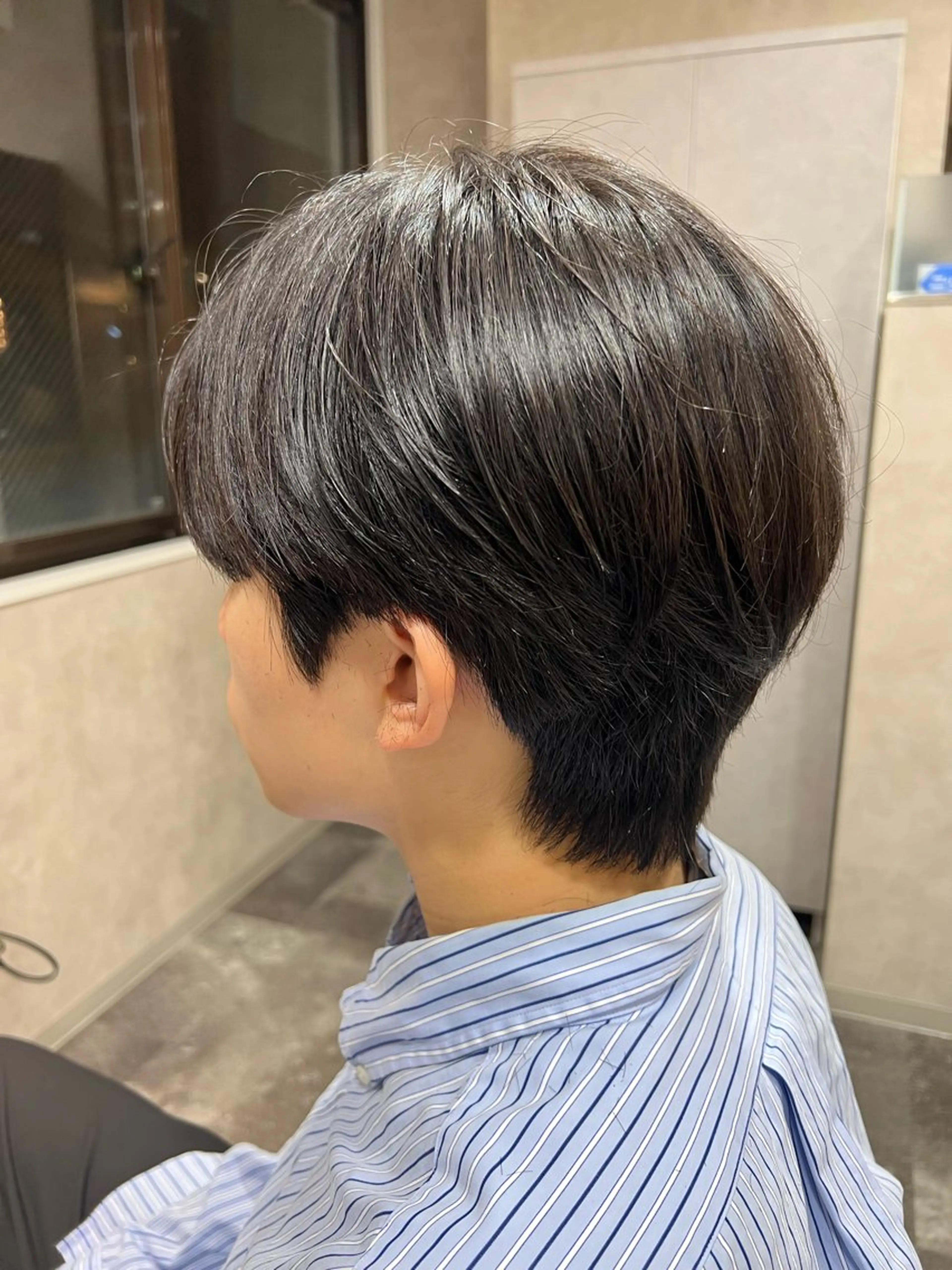ミディアム ヘアアレンジ メンズ メンズウルフカット ウルフカット メンズ特化/カラー/ パーマ/ケイシンのヘアスタイル