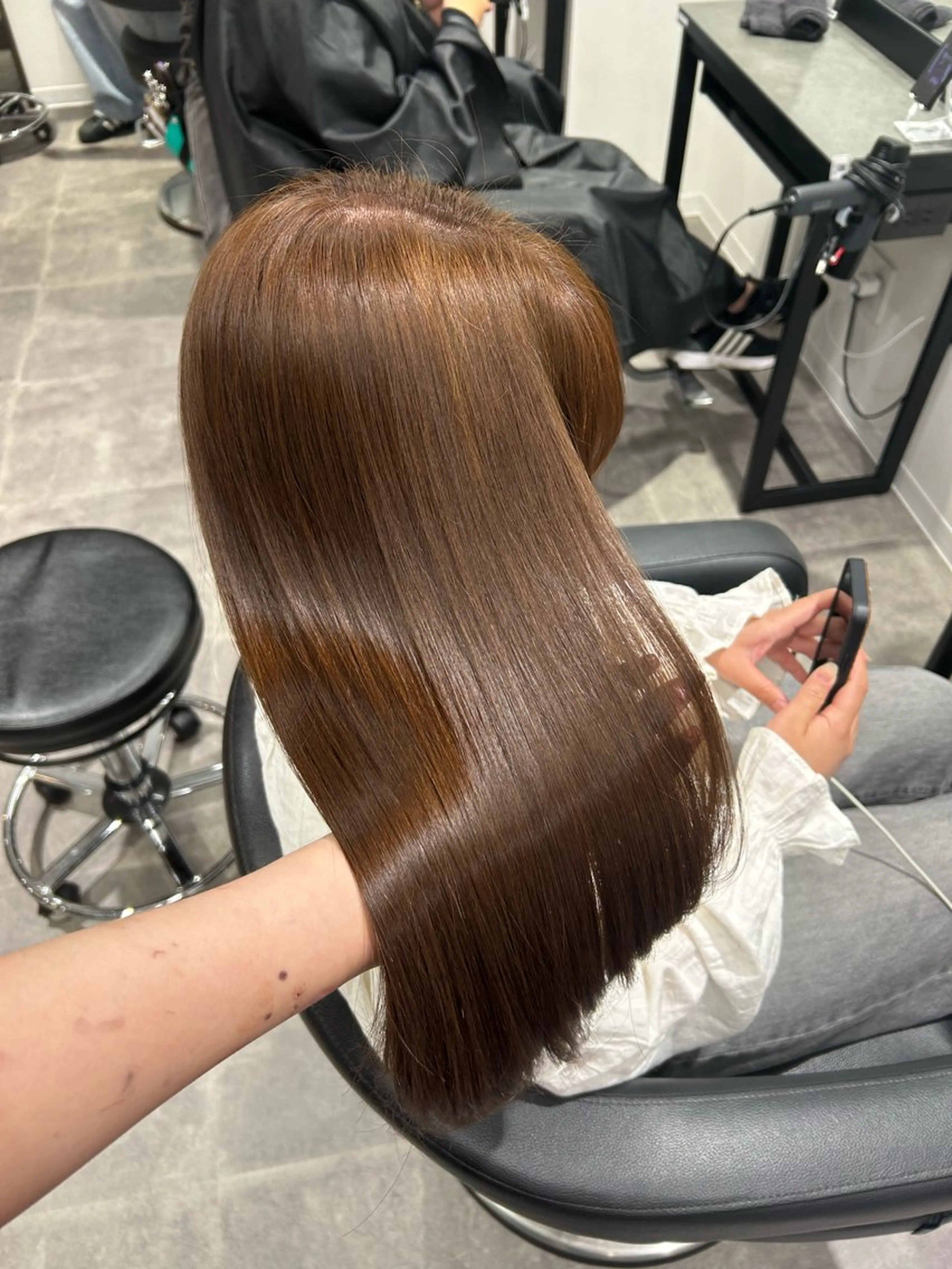 ✨梅雨も毎朝セット楽チン✨💗サラサラ縮毛矯正🌧️✨➕今だけメンテナンスカット付き💇‍♀️🩵の写真