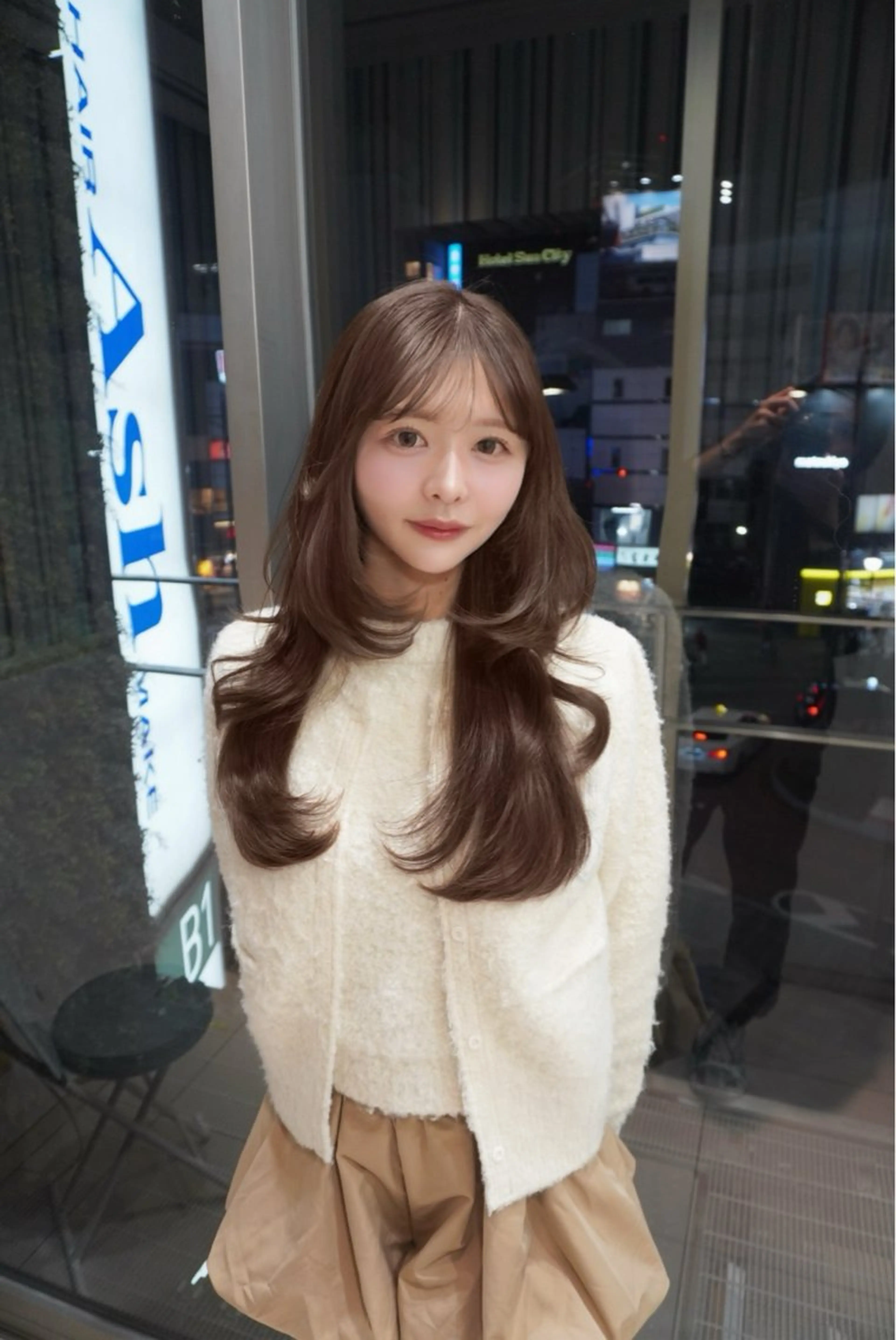 ロング カット ヘアカラー トリートメント ♡【𝐀𝐬𝐡】♡ 徳井はやとのヘアスタイル