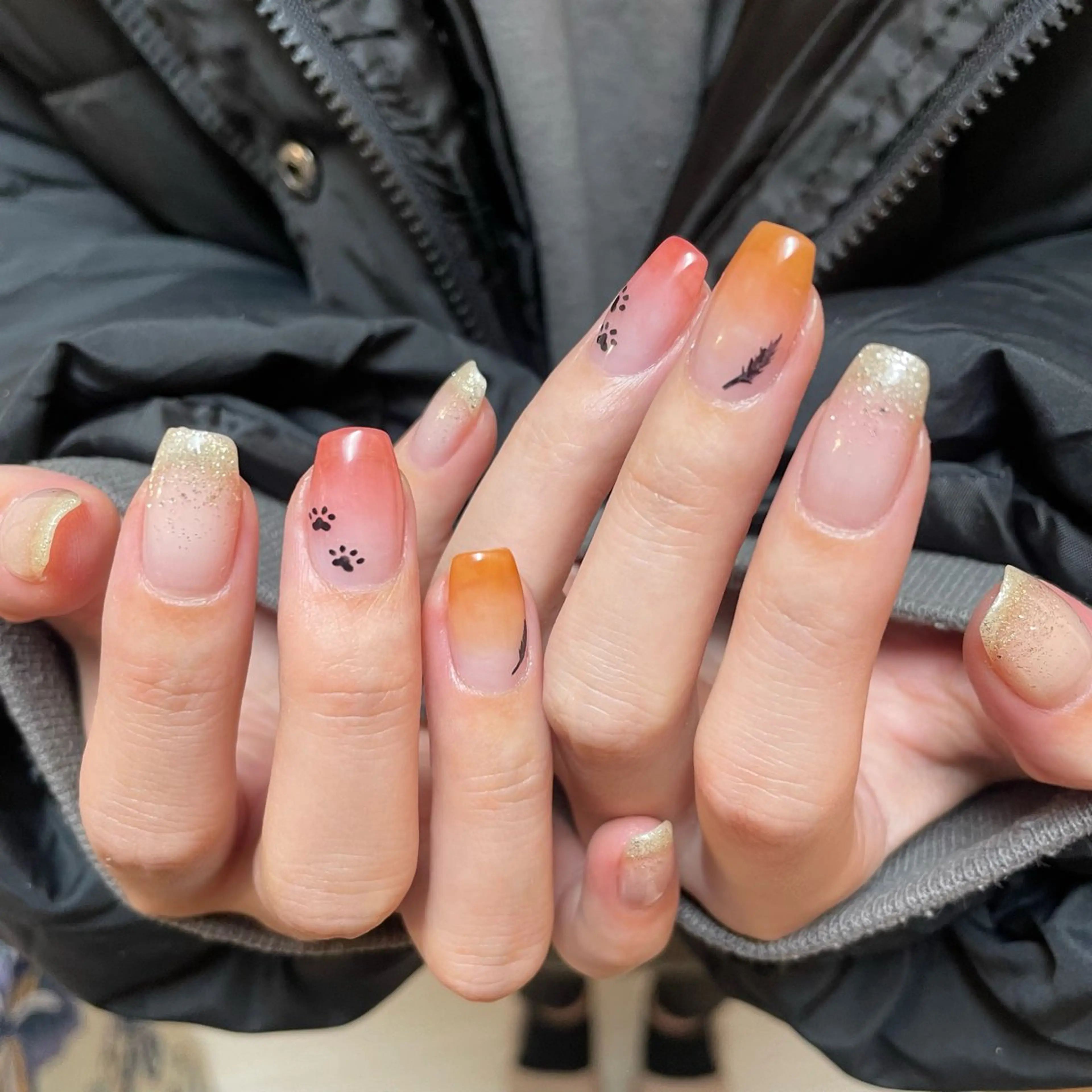 ネイル ハンドネイル カメレオン京橋🌻 草葉由佳のネイルデザイン