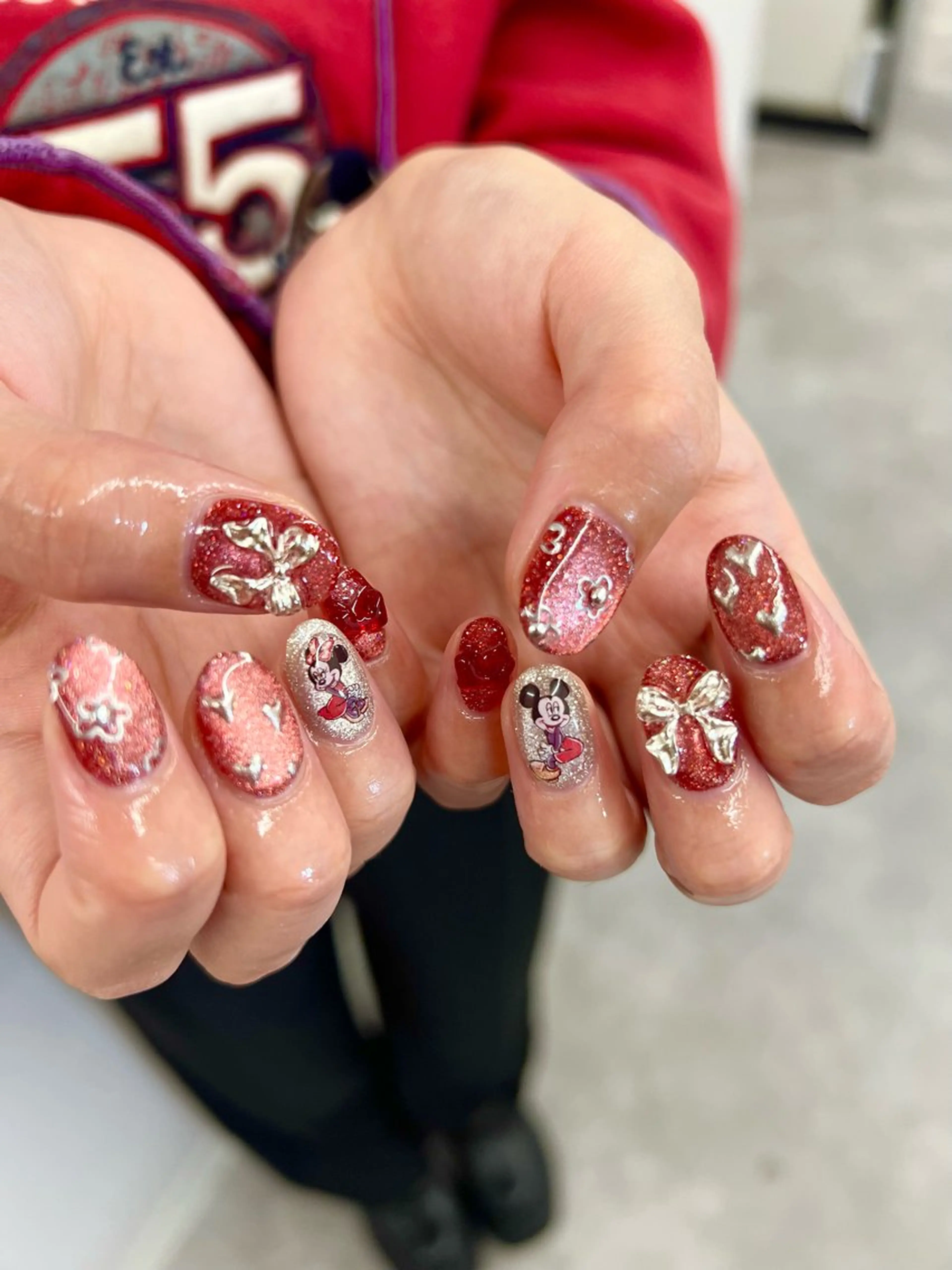 ネイル ジェルネイル キラキラネイル マグネットネイル ニュアンスネイル パラジェル ハンドネイル ハンドケア Bana_ Nailのネイルデザイン