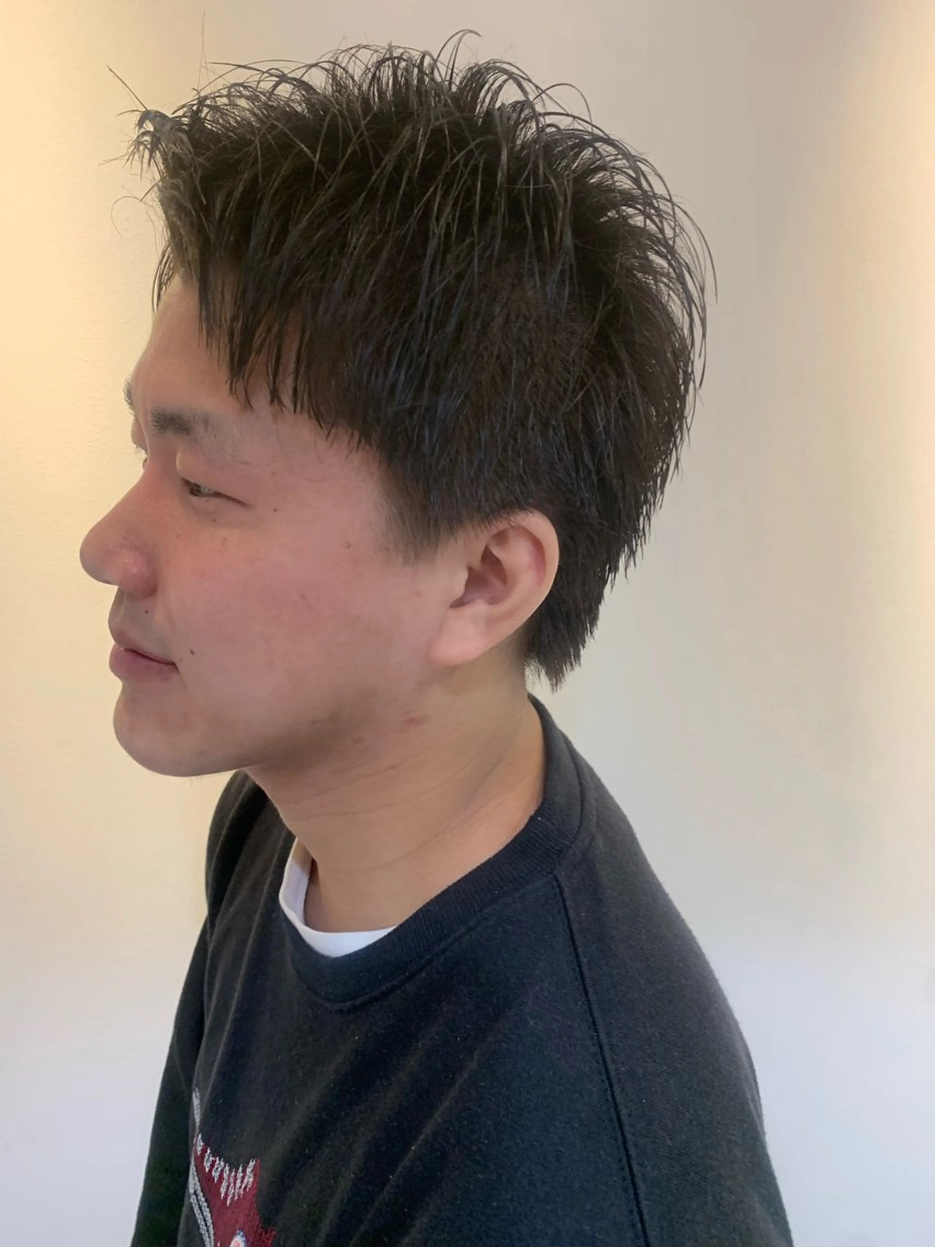 ショート メンズ ショートヘア カット スカイレビュー所属・Yu /マッシュ/ スパイキーショートのヘアスタイル