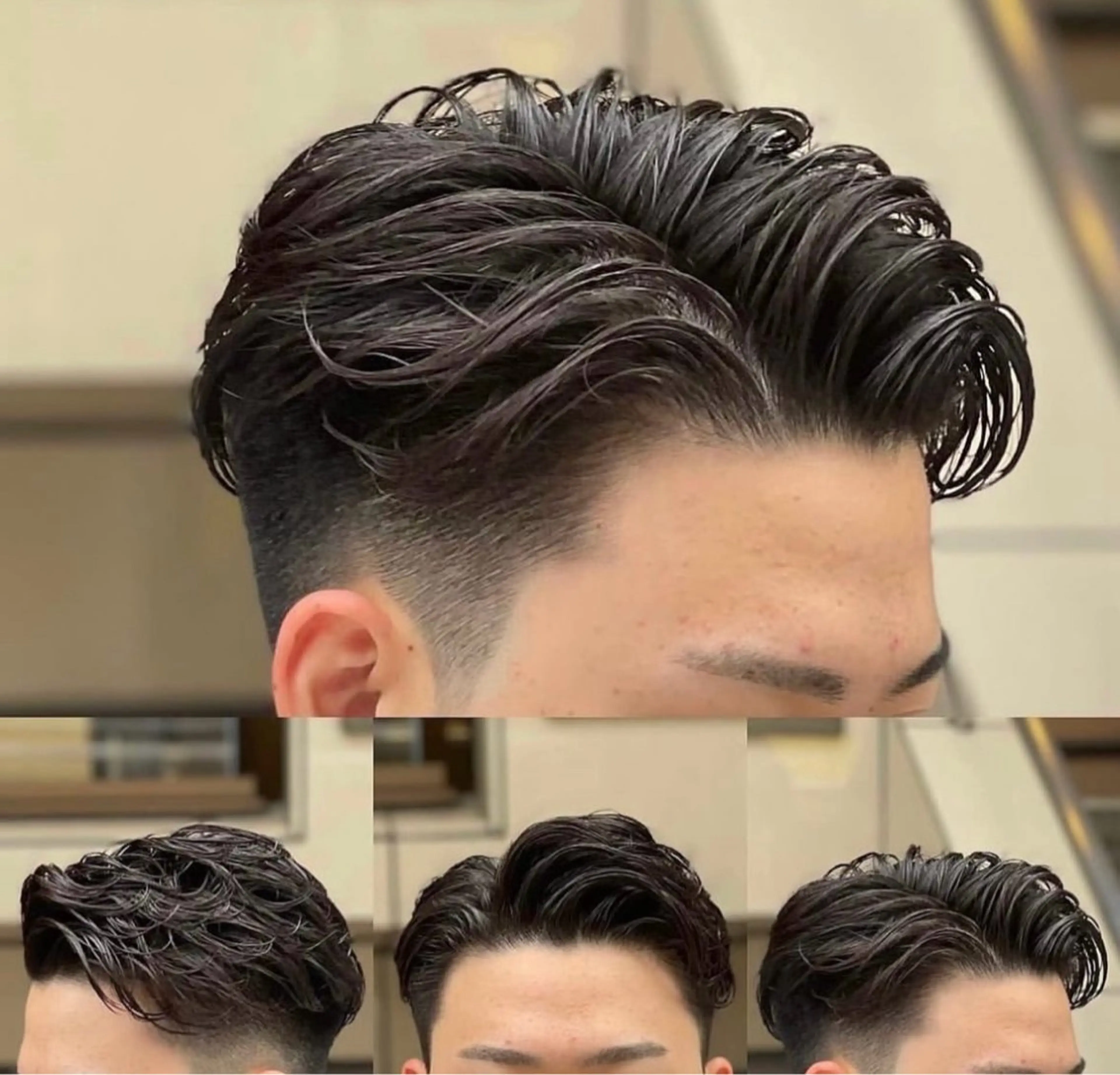 ミディアム パーマ メンズ ミディアムパーマ メンズパーマ 渡邉 直登のヘアスタイル