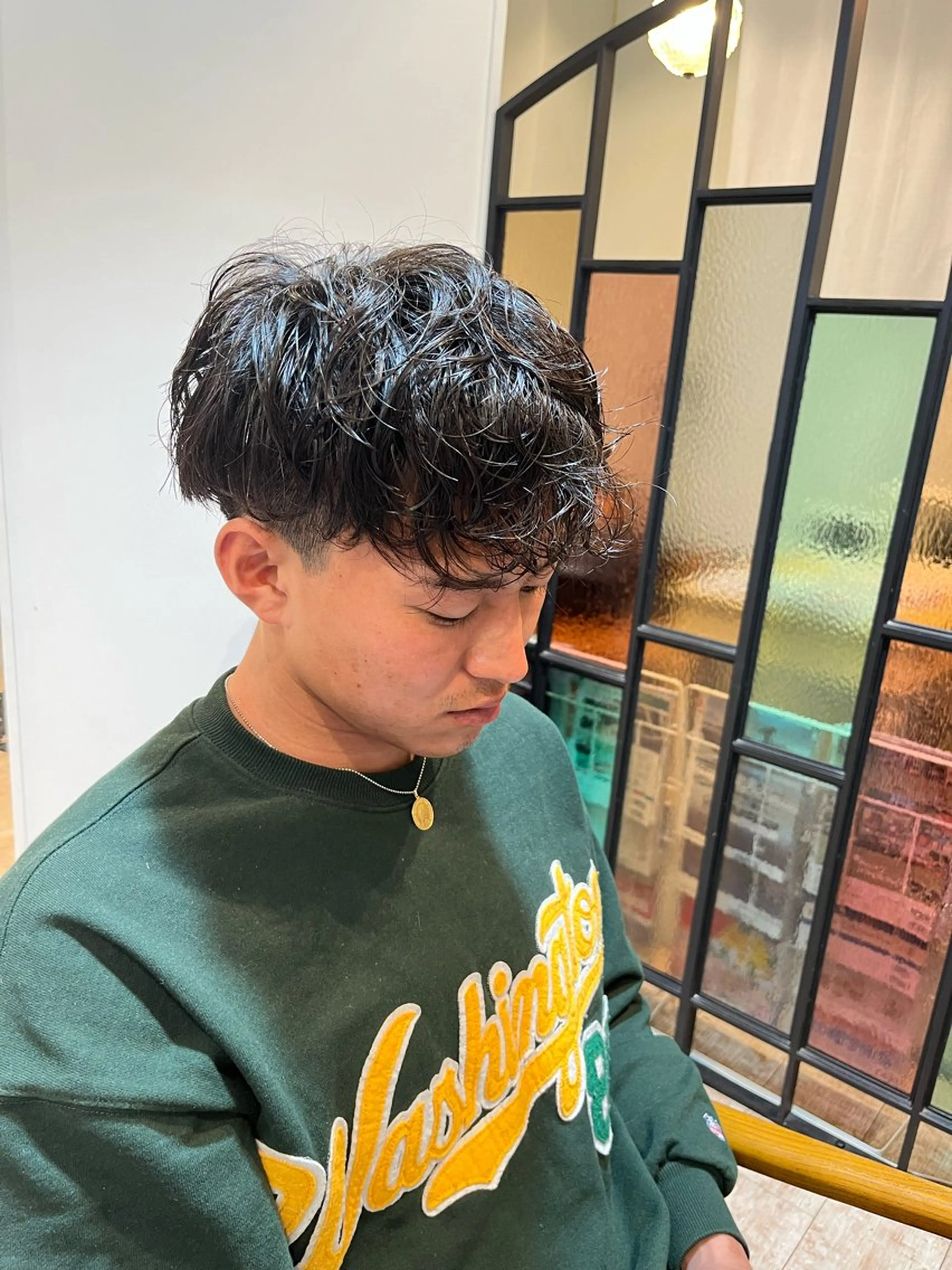 メンズ マッシュ DieHare所属・林 紅葉のヘアスタイル