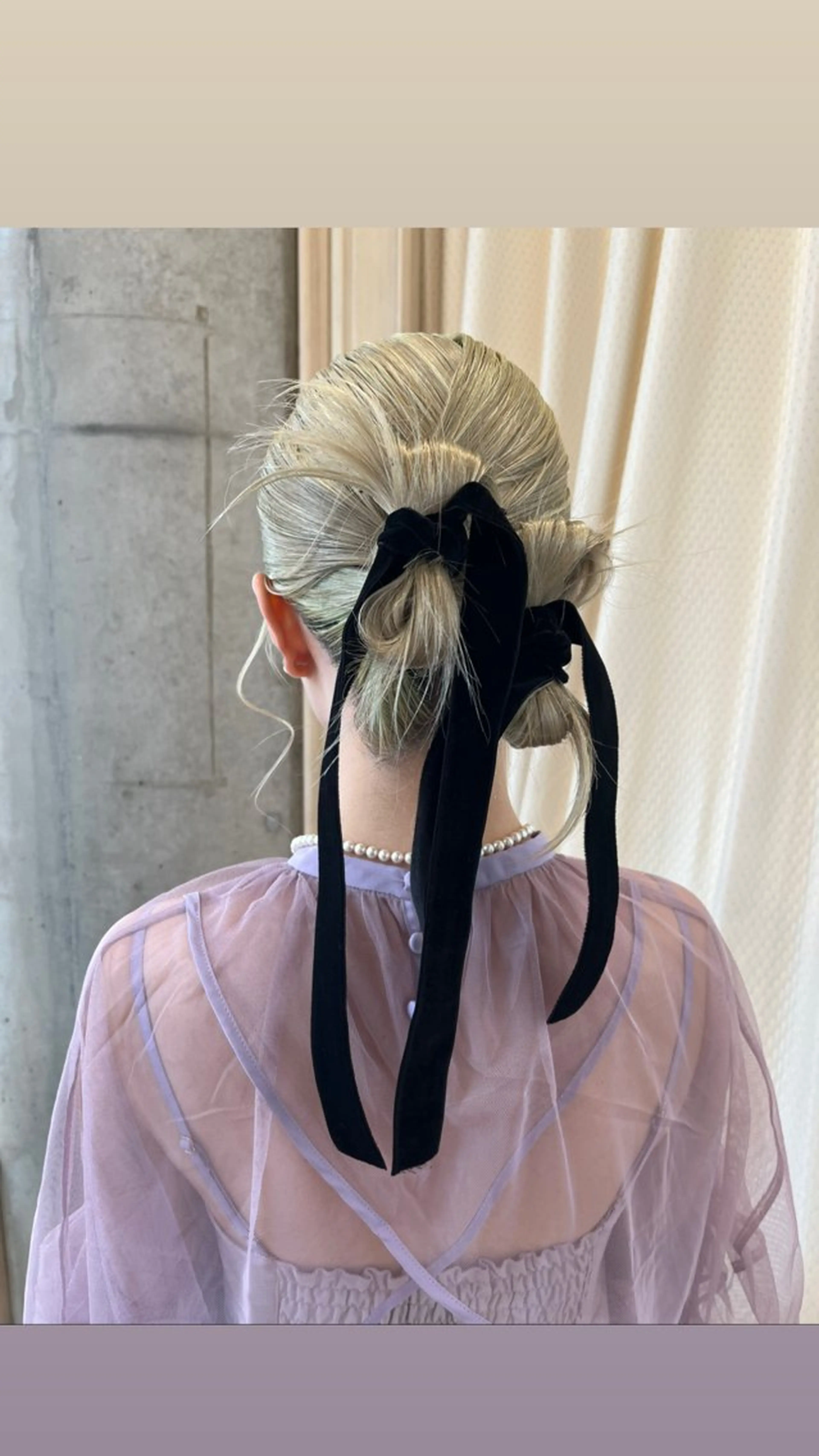 ヘアアレンジ 成人式 お団子ヘア 結婚式・ブライダル 卒業式のヘアスタイル ヘアセット ヘアアレンジ｜ 柔らかカラー｜🥥のその他イメージ