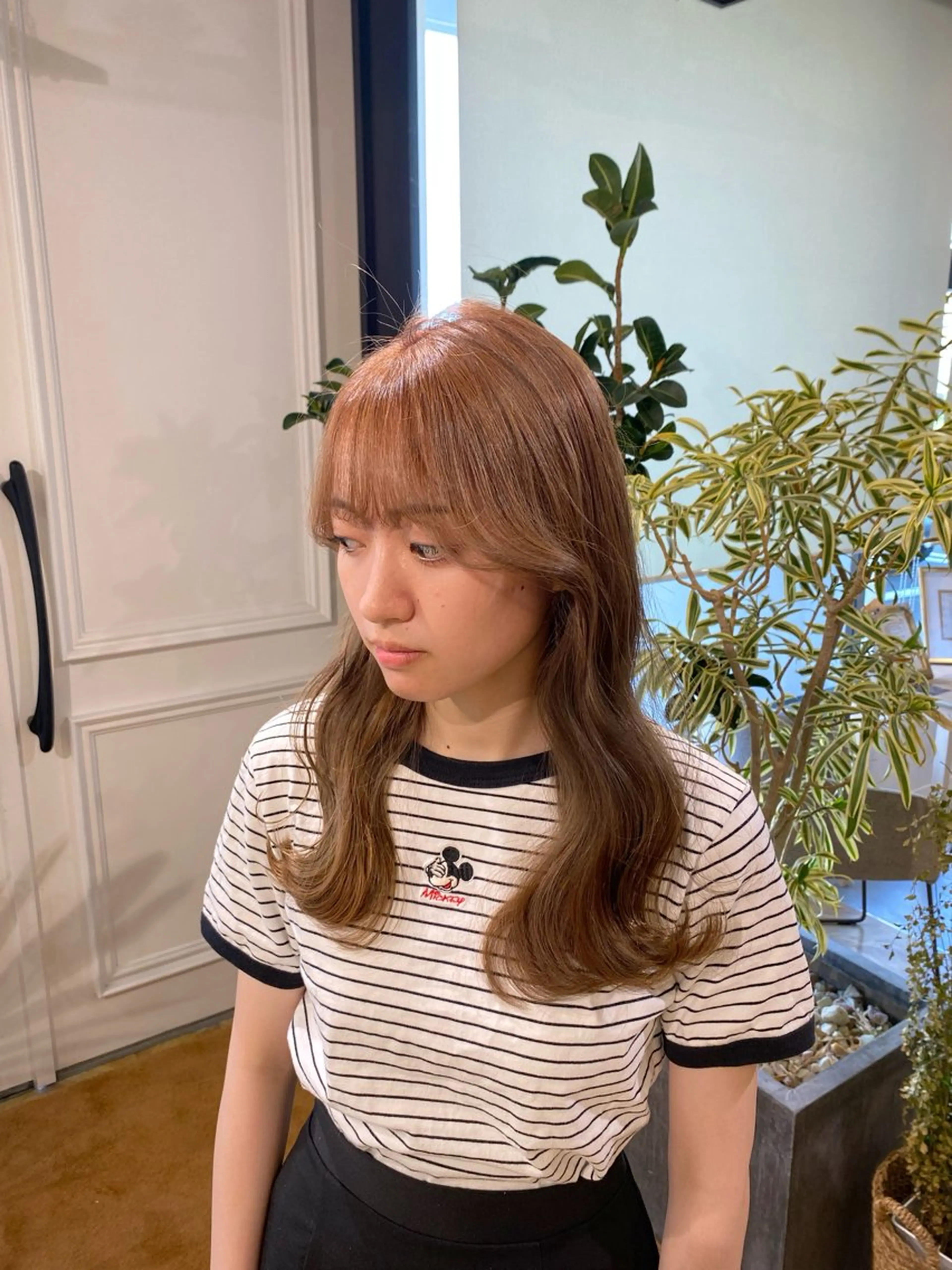 ミディアム カラー ヘアカラー yate'/ Wカラー/小出捷也のヘアスタイル