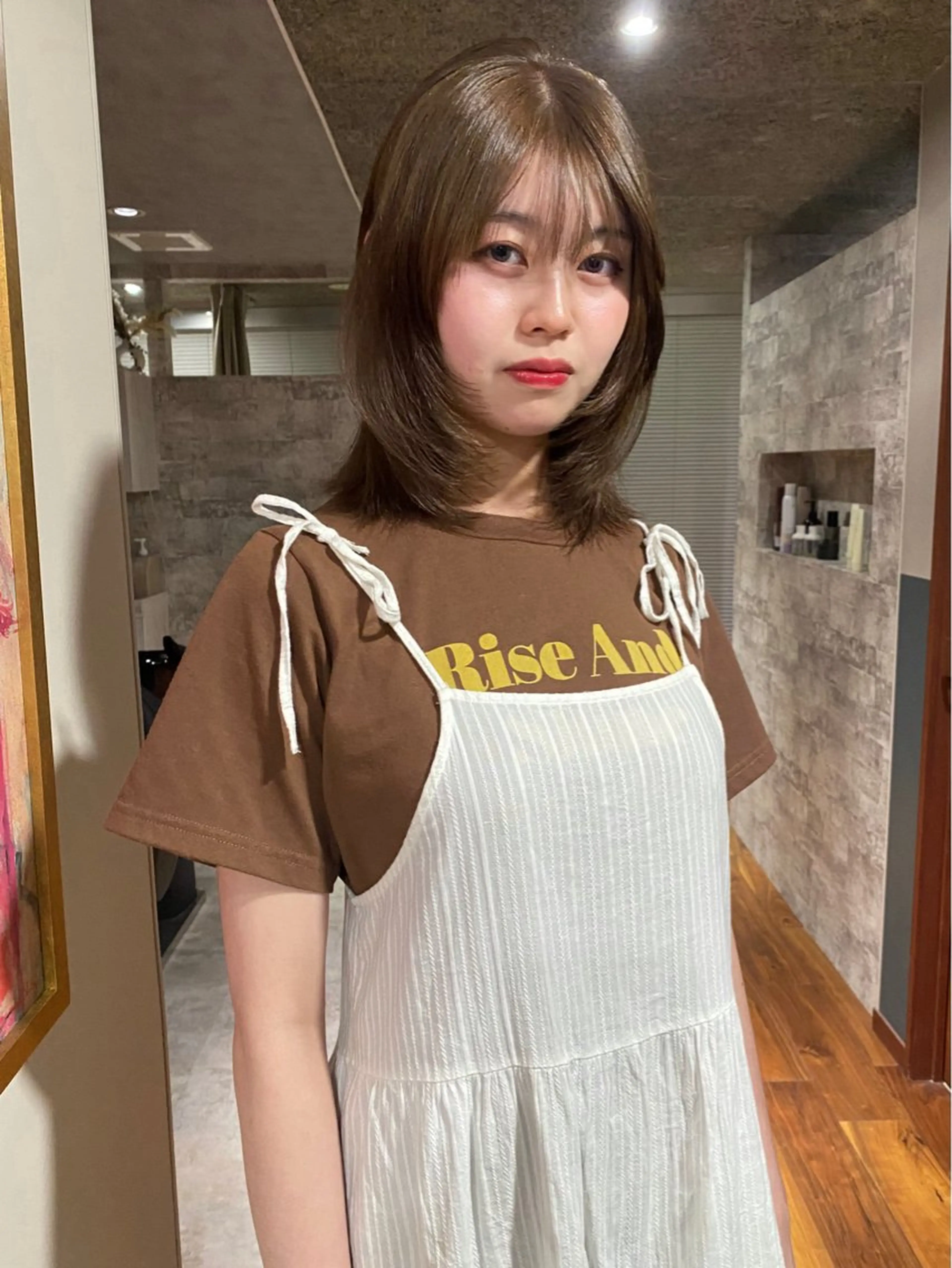 ショート カラー ブラウンカラー カット ヘアカラー トリートメント mai / linoah˚✧のヘアスタイル