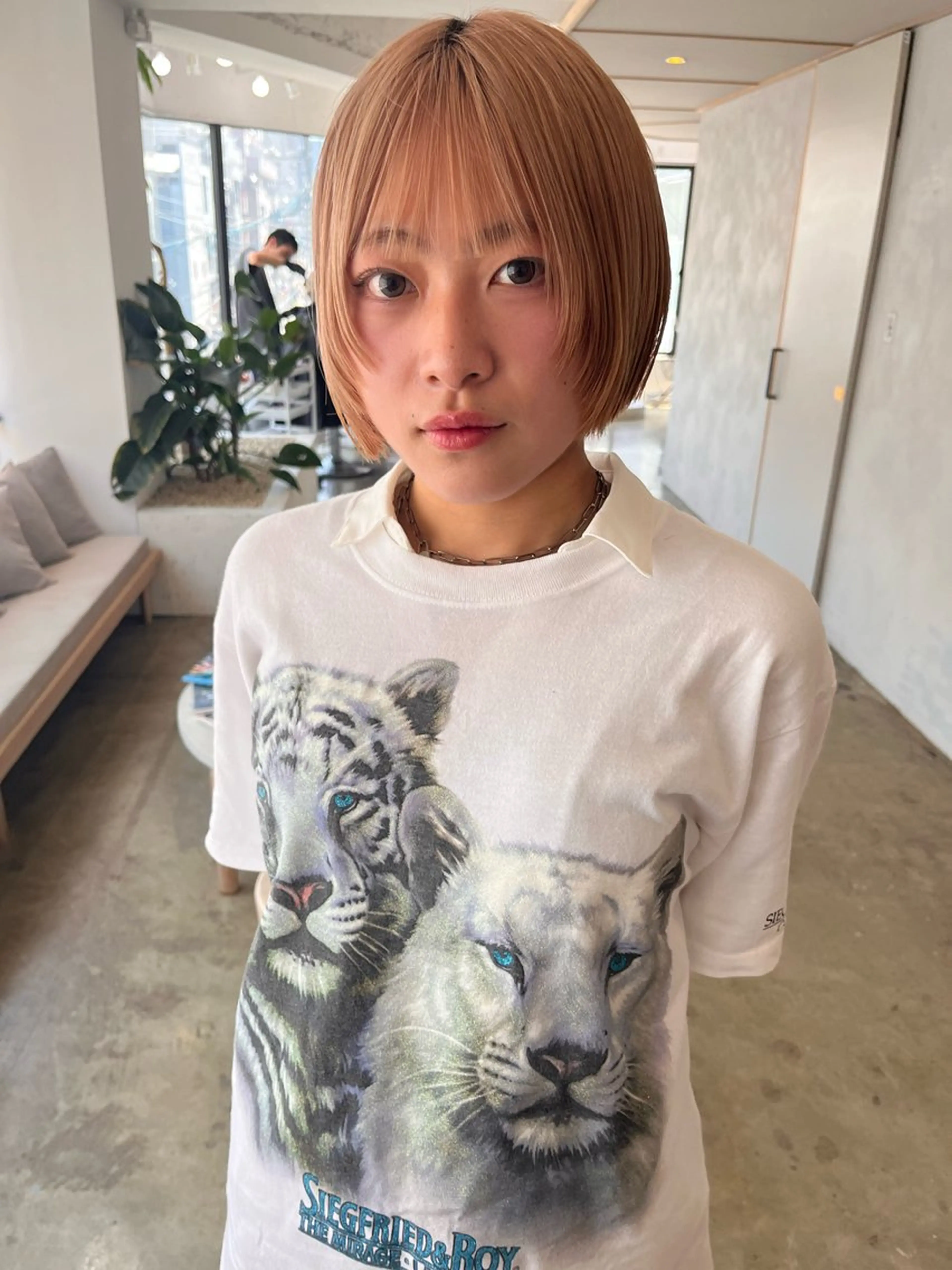 ショートヘアカットの写真