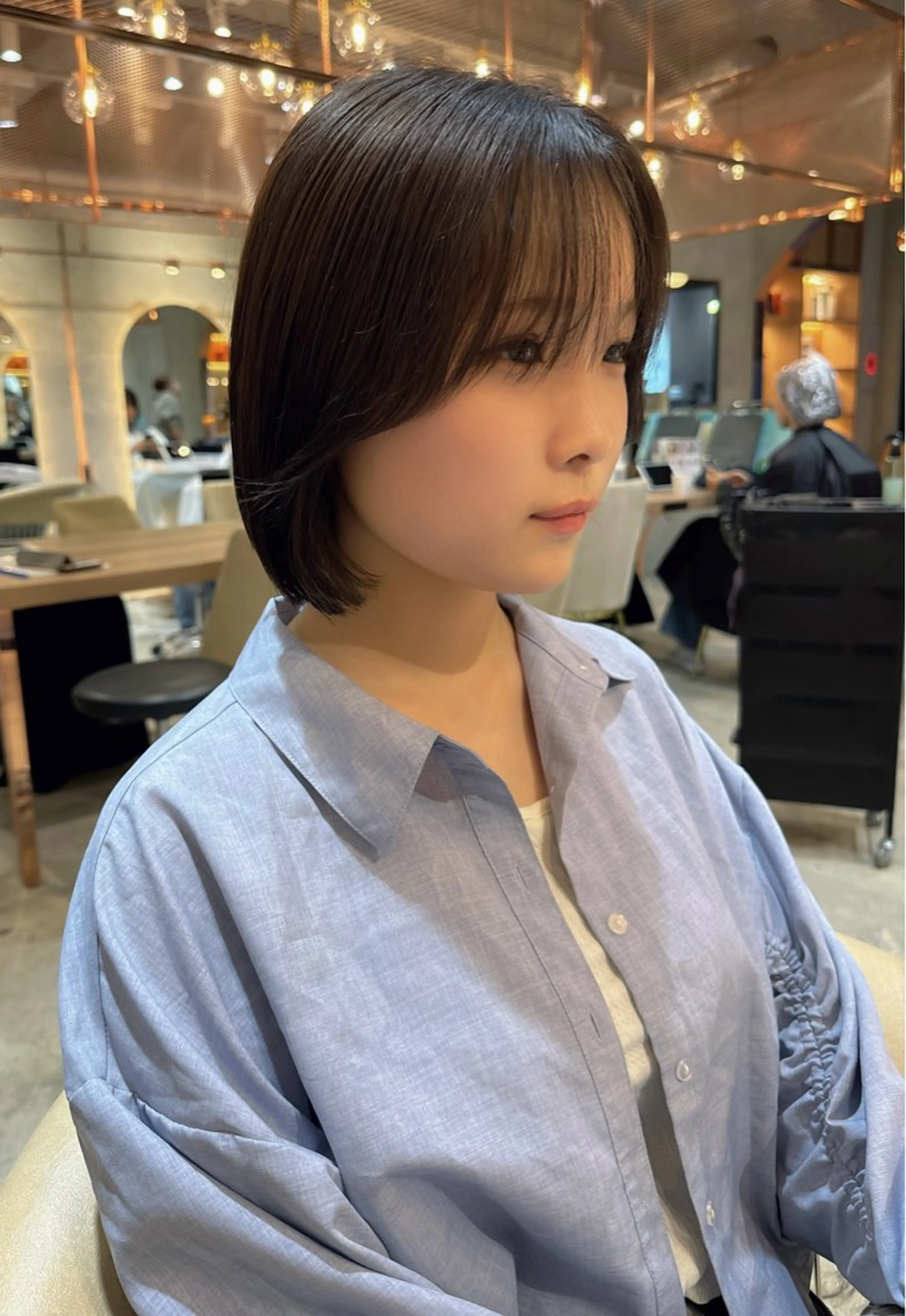 ショート カット ヘアカラー トリートメント 🌹ボブ/髪質改善 韓国レイヤー🌹澤口のヘアスタイル