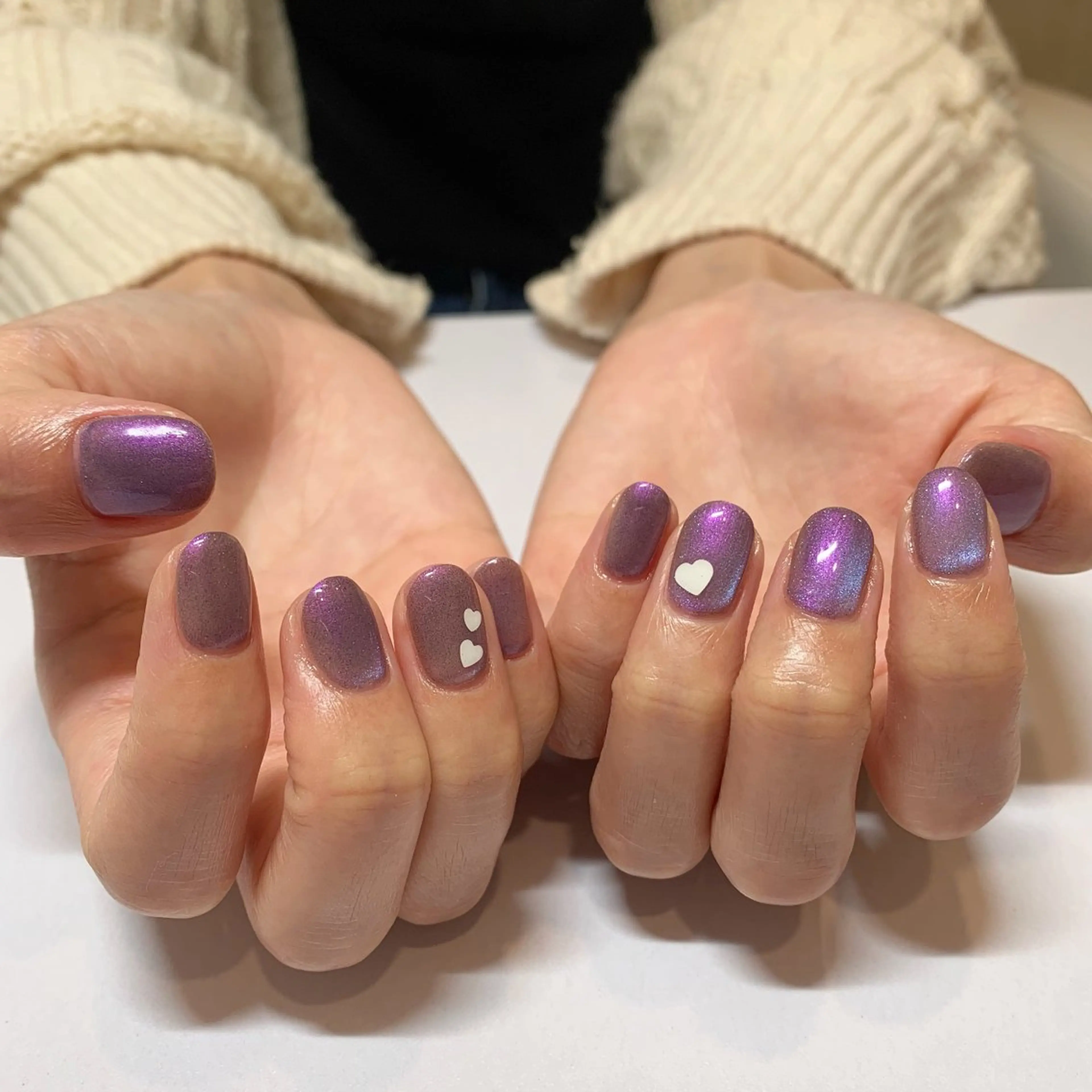 ネイル マグネットネイル ハンドネイル Baleine × Li'acil所属・Minami Kodamaのネイルデザイン