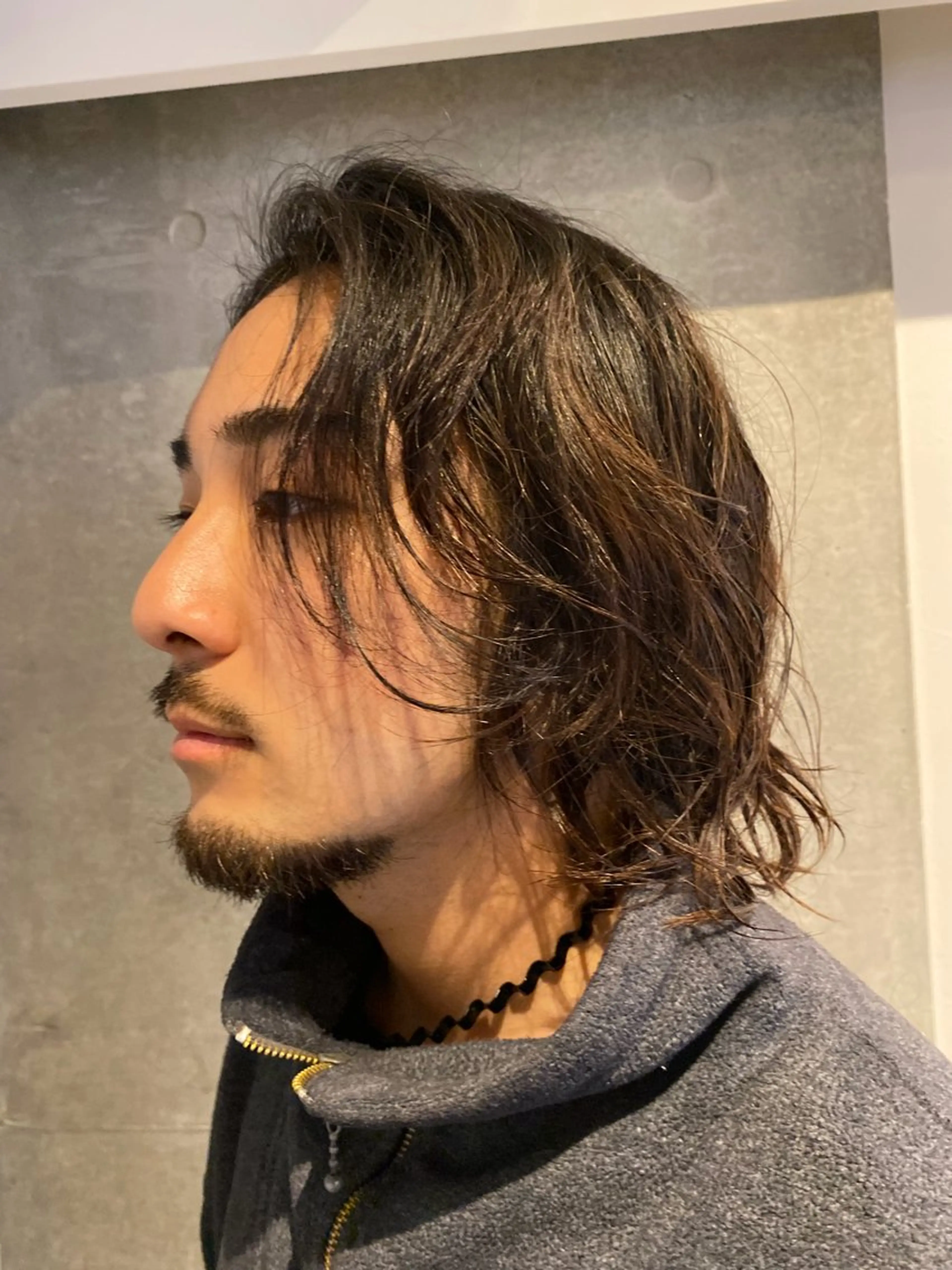 パーマ メンズ カット パーマ 室谷 侑奈のヘアスタイル