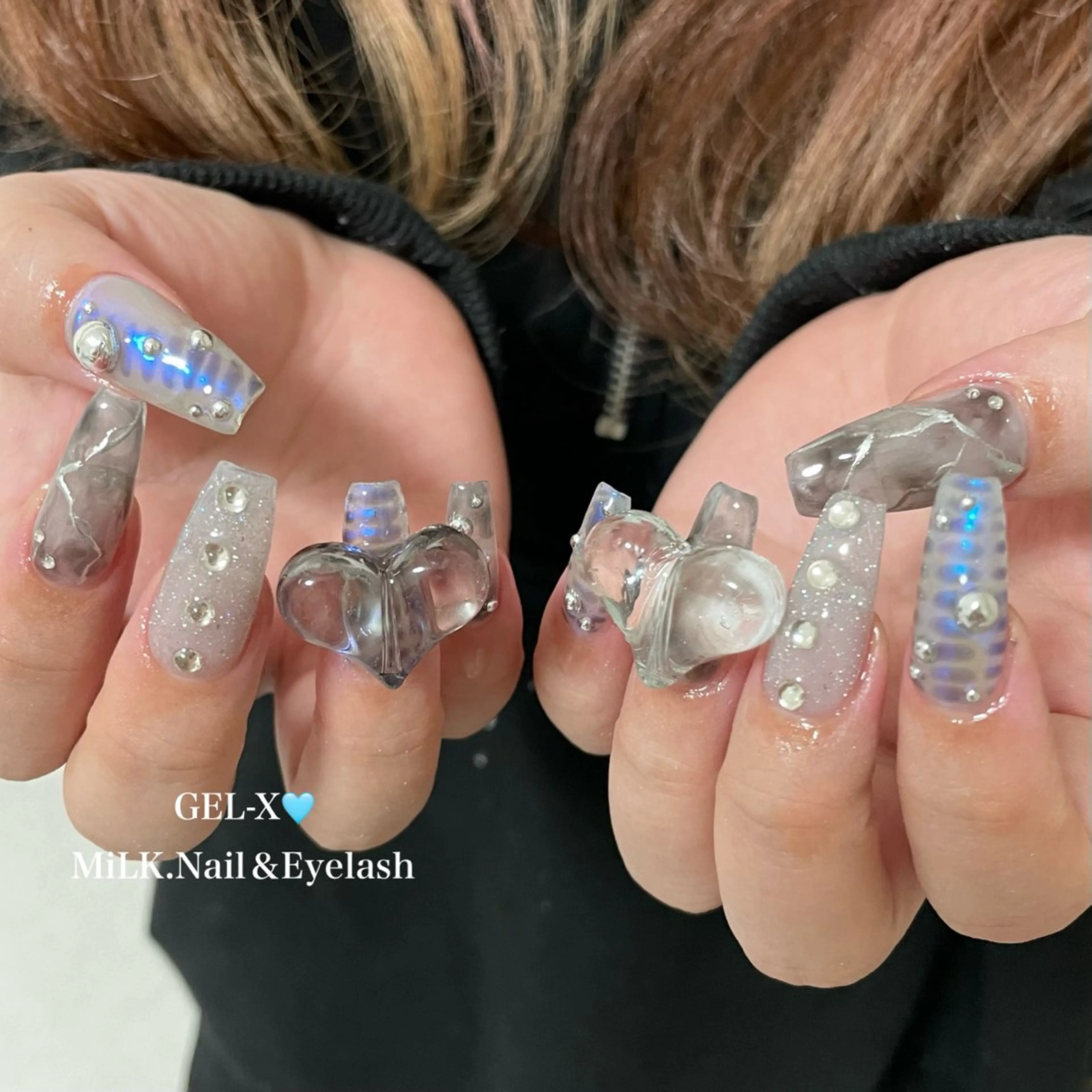 ネイル ハンドネイル MiLK.   Nail&Eyelash所属・MiLK. wakaのマツエク・マツパデザイン