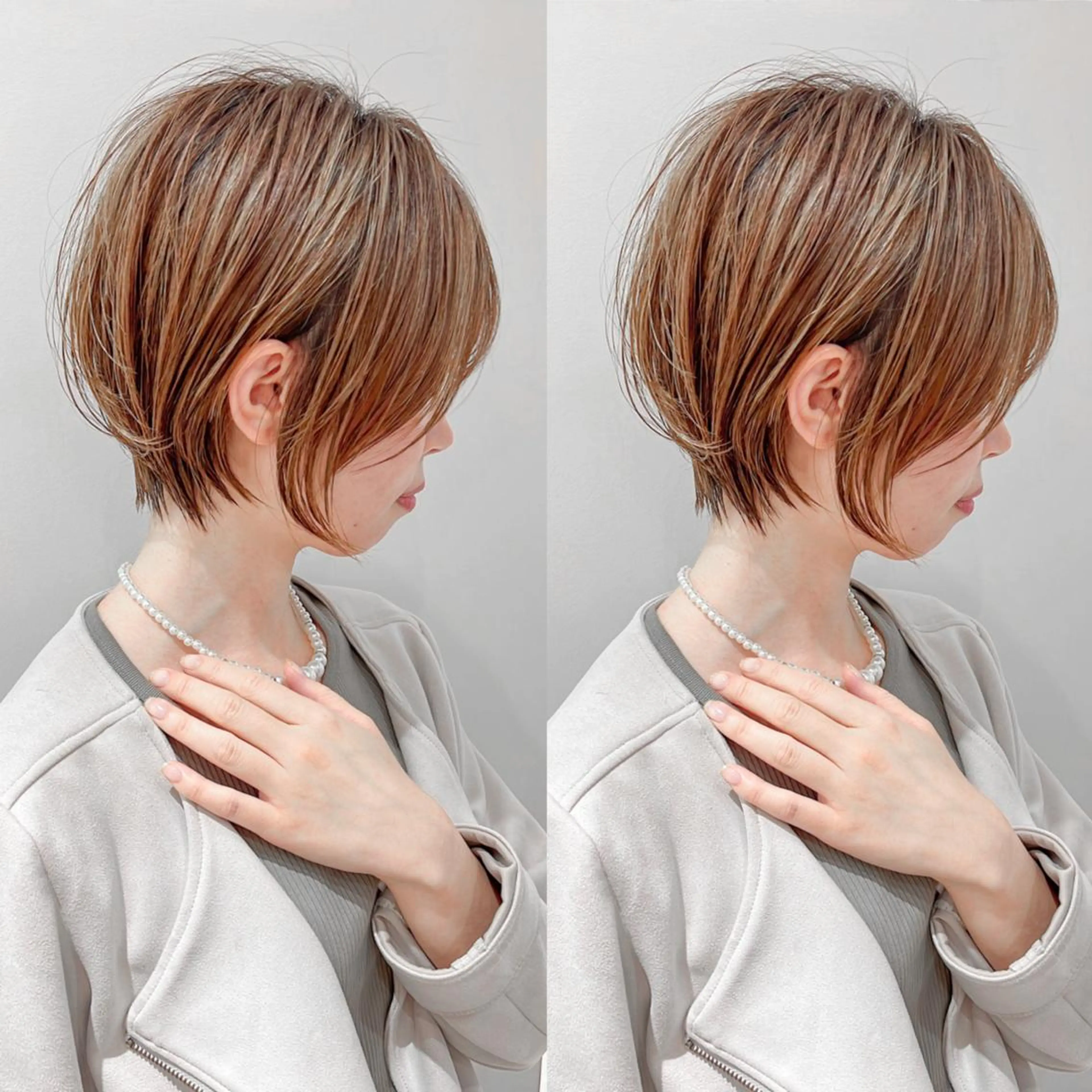 ショート カラー カット ヘアカラー HARUKI MINATO japan所属・🧡ショートの達人 🧡SHOのヘアスタイル