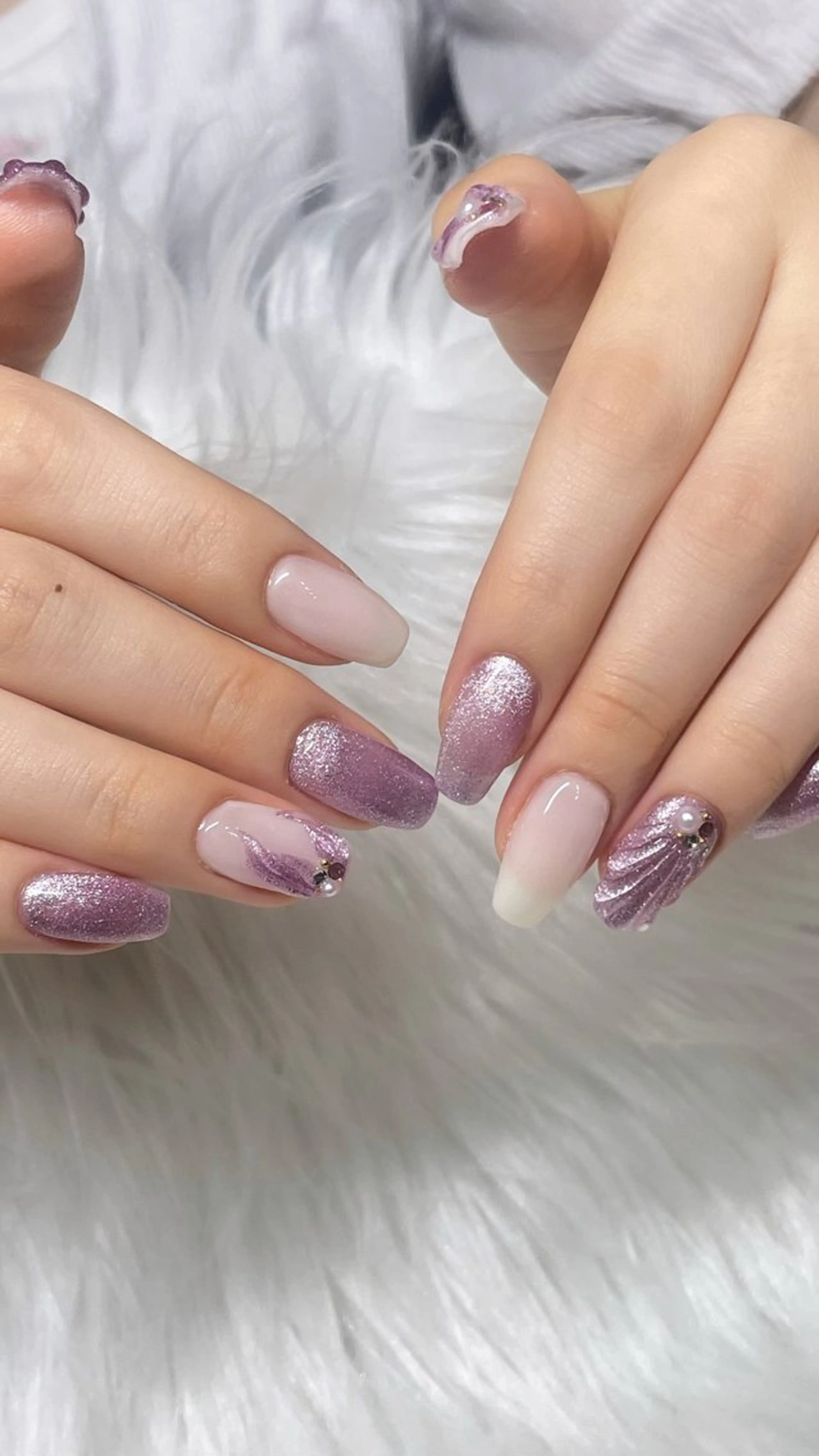 ネイル ハンドネイル オーロラ所属・YUI nailのネイルデザイン