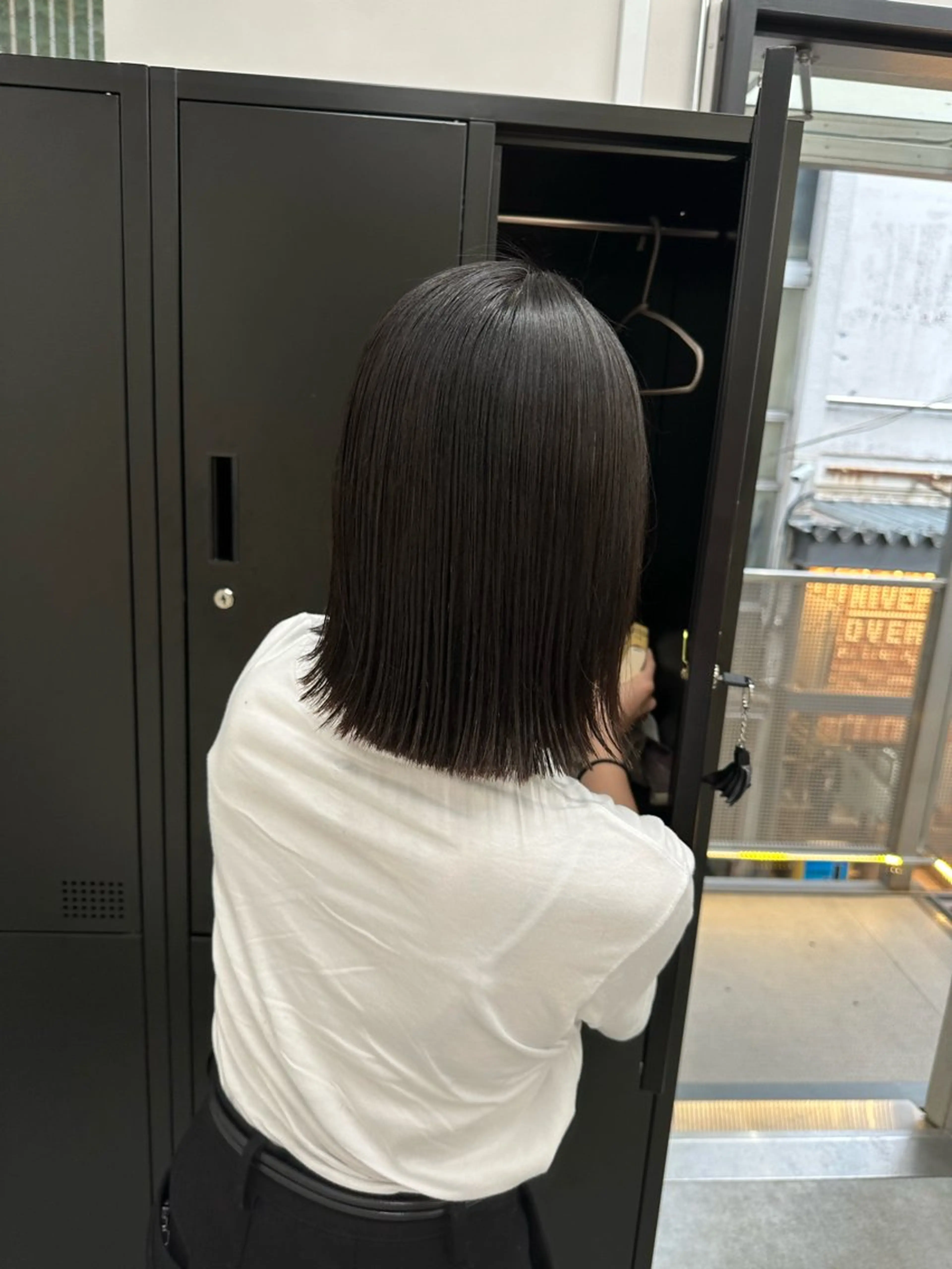 ミディアム カット 縮毛矯正 トリートメント MAI/髪質改善/ 幹細胞トリートメントのヘアスタイル