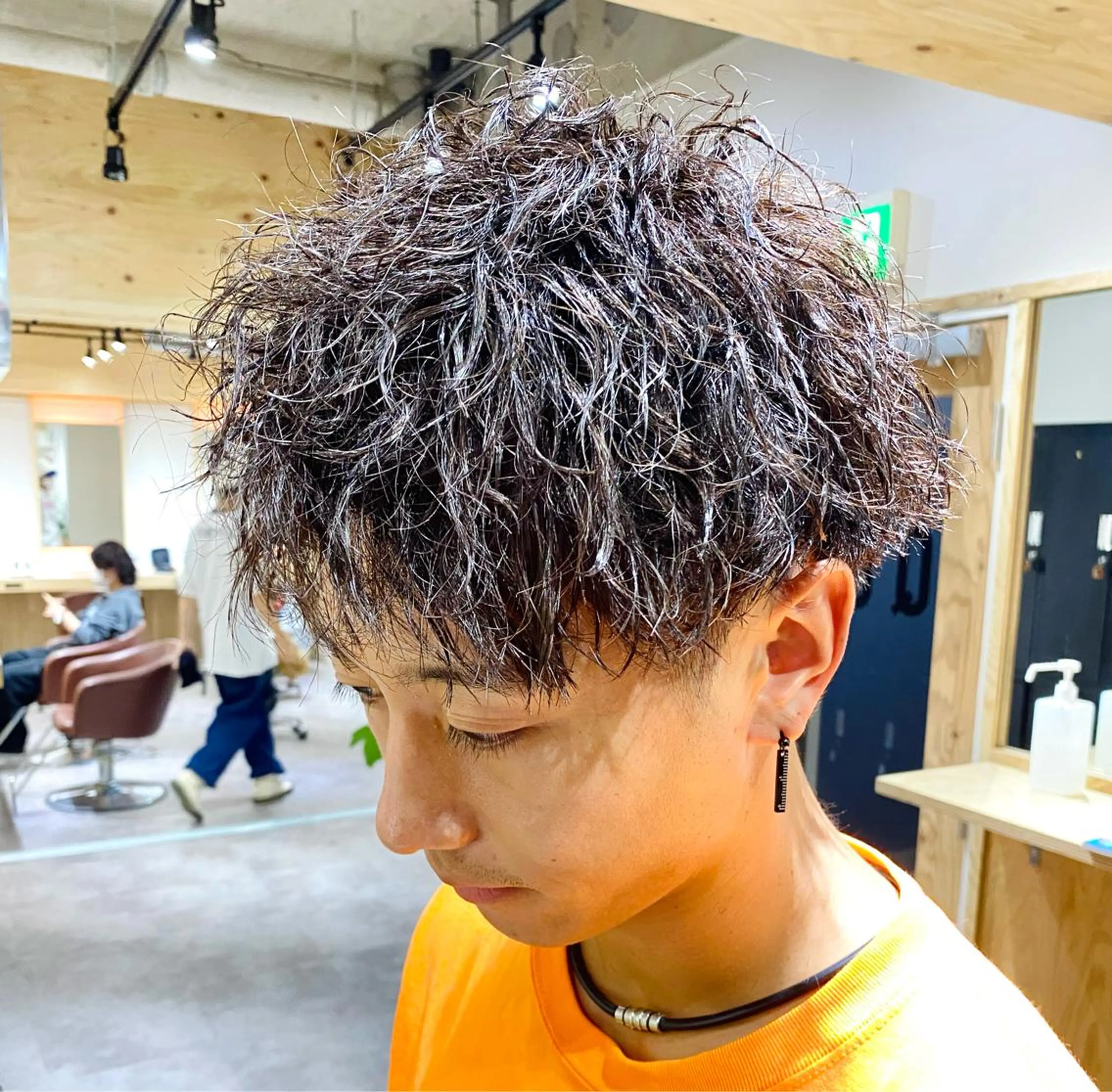 パーマ メンズ カット パーマ トリートメント トレンドパーマ‼️ NAOKI💥のヘアスタイル