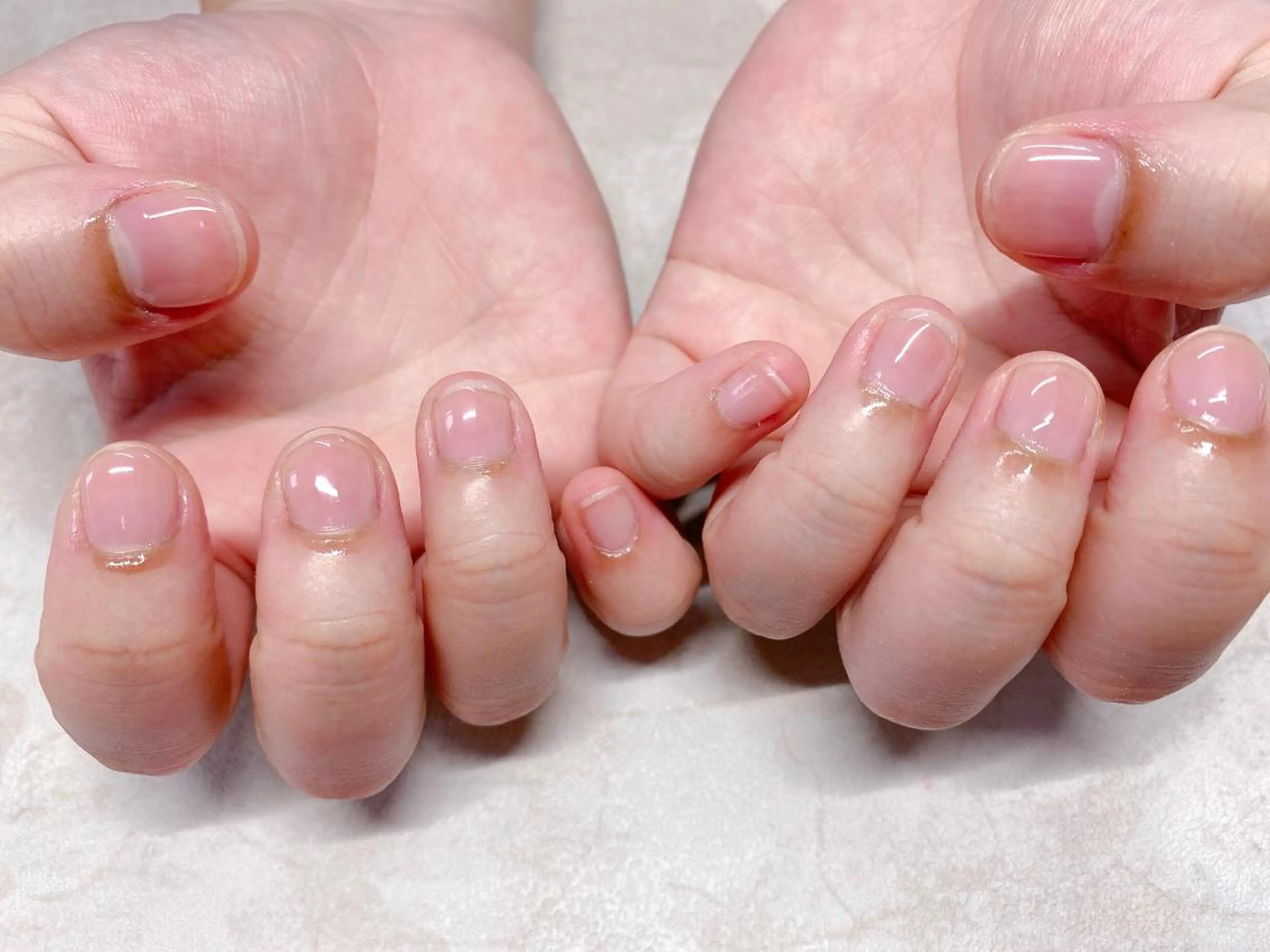 ショート ネイル クリアネイル NailSalon   Reve（ネイルサロン レーヴ）所属・NailSalon Reveのネイルデザイン