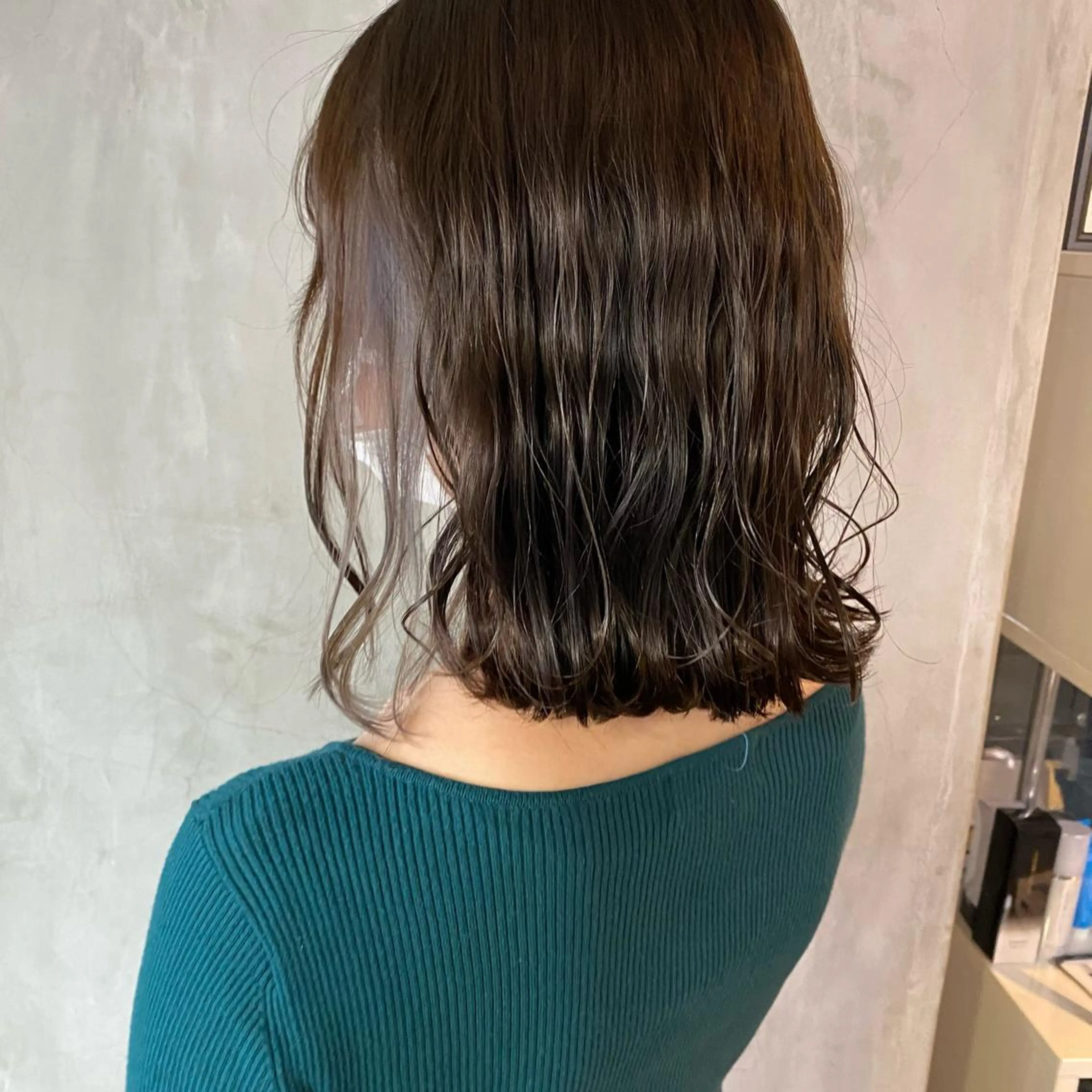 ショート カラー ヘアアレンジ ヘアカラー 切りっぱなしボブ/ デザインカラー店長のヘアスタイル