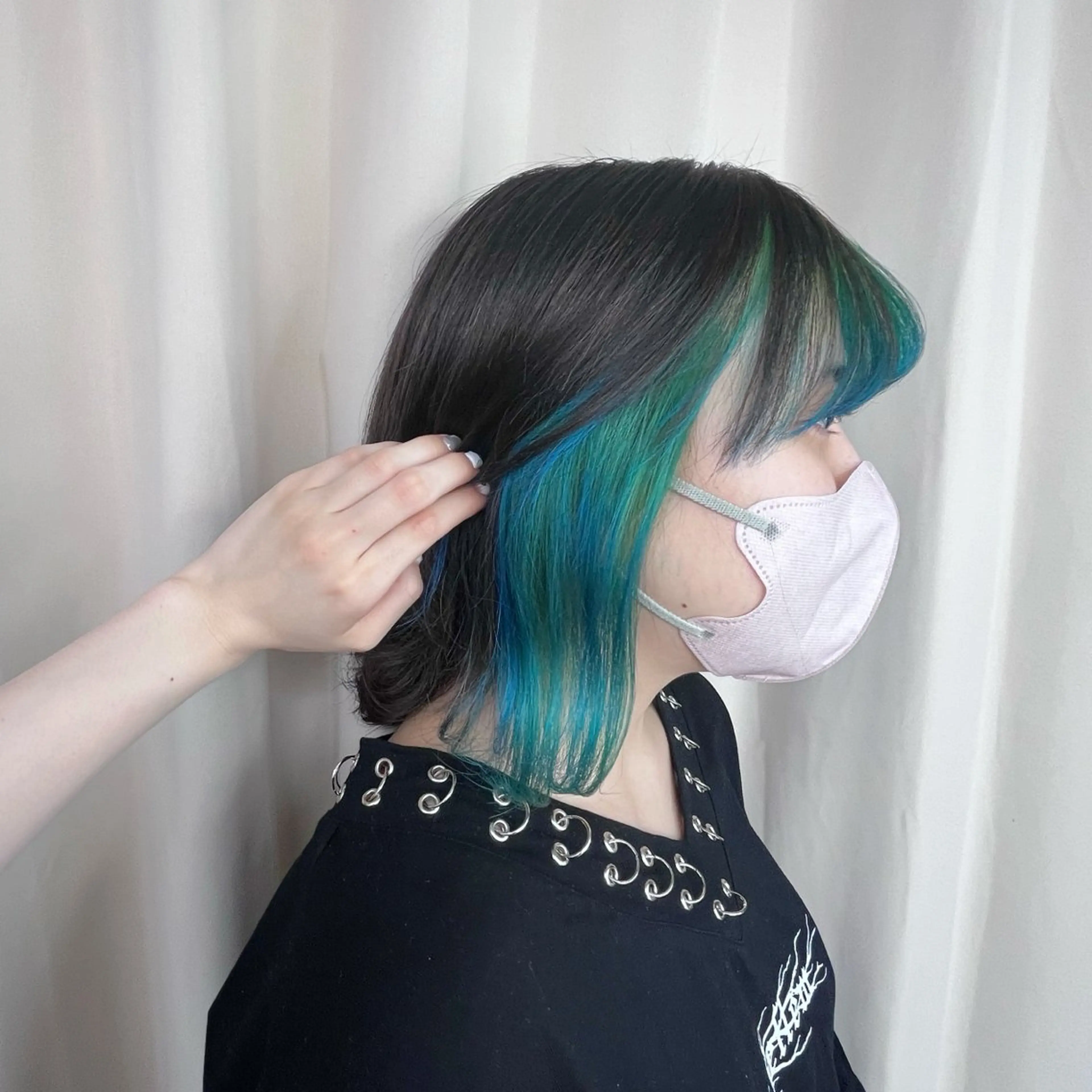 ミディアム ヘアカラー トリートメント かなざわ みかのヘアスタイル
