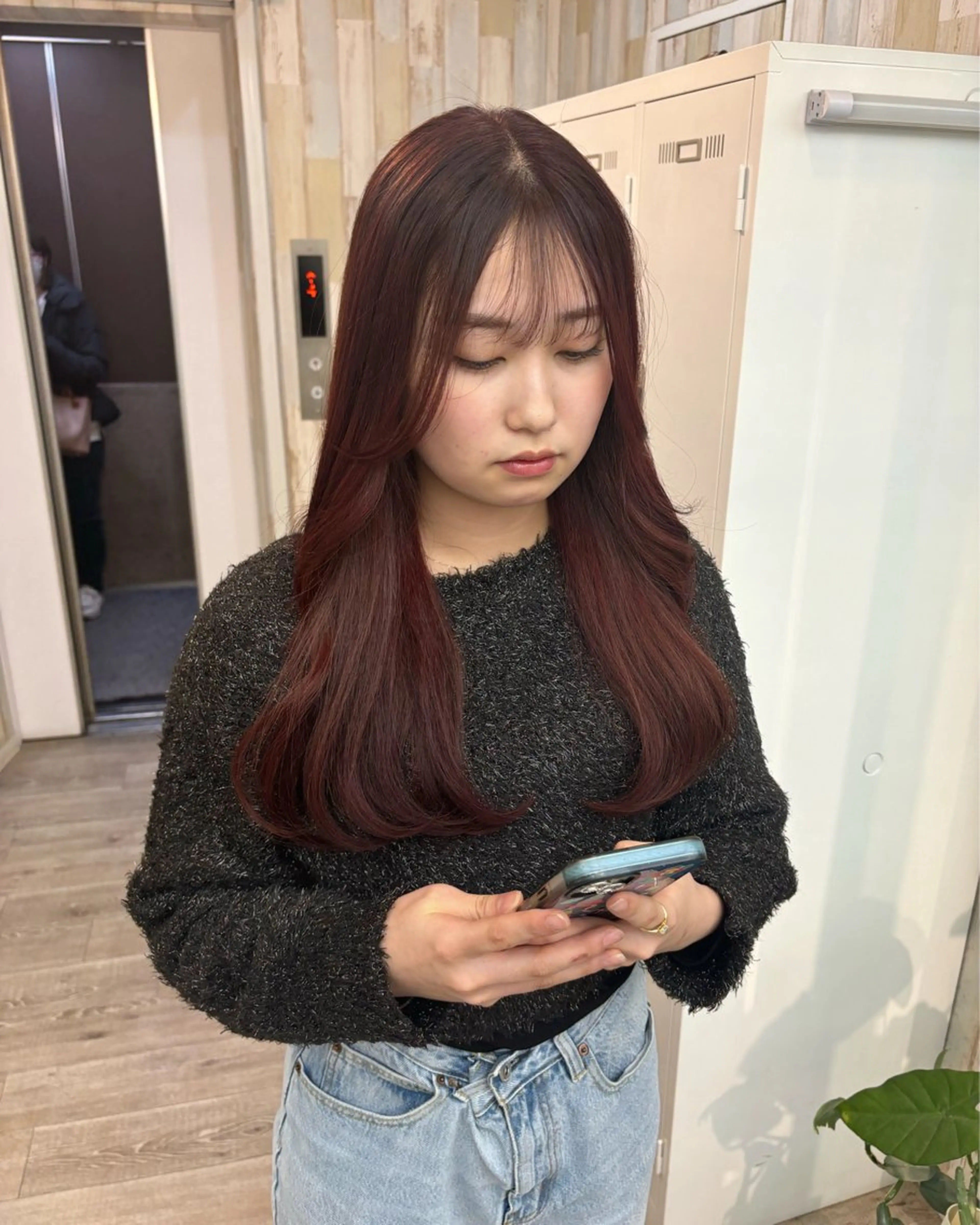 ロング カラー 広島/わかな/ヘア セット/オリーブのヘアスタイル