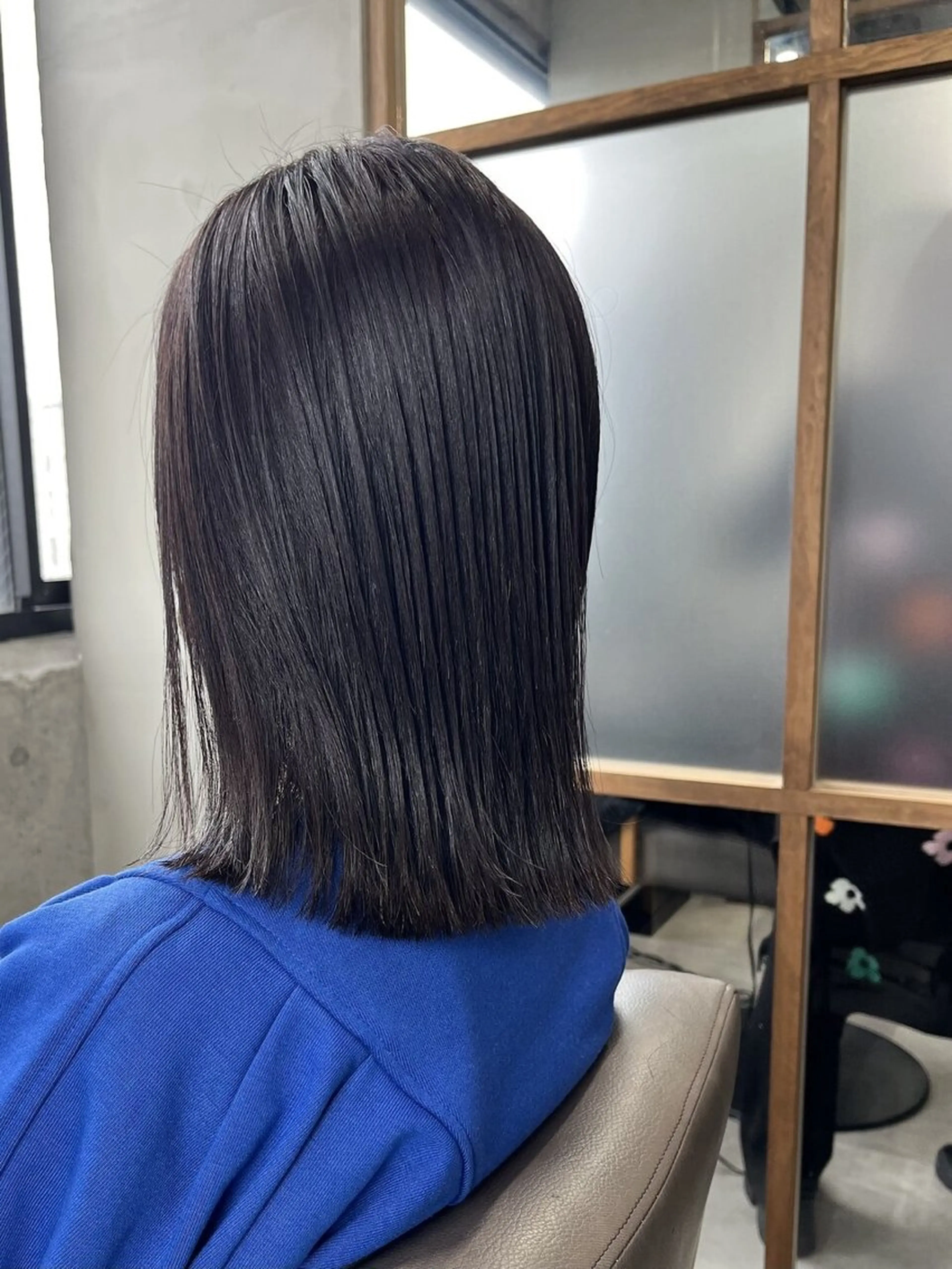 ミディアム 伸ばしかけ カット 縮毛矯正 REX lore所属・山中 遼のヘアスタイル