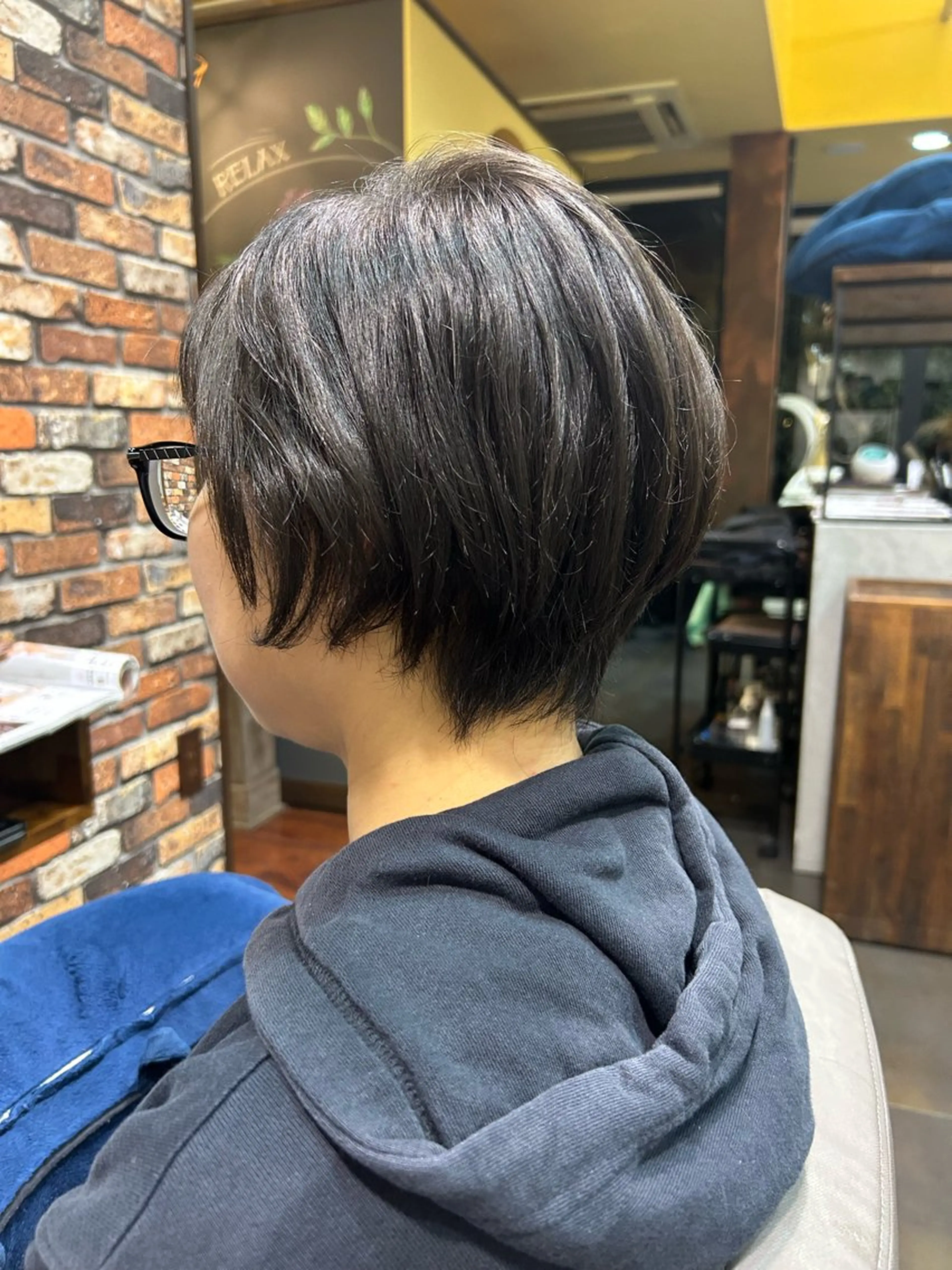 ショート 丸みショート ショートヘア SABA hair space所属・柴田 茜のヘアスタイル
