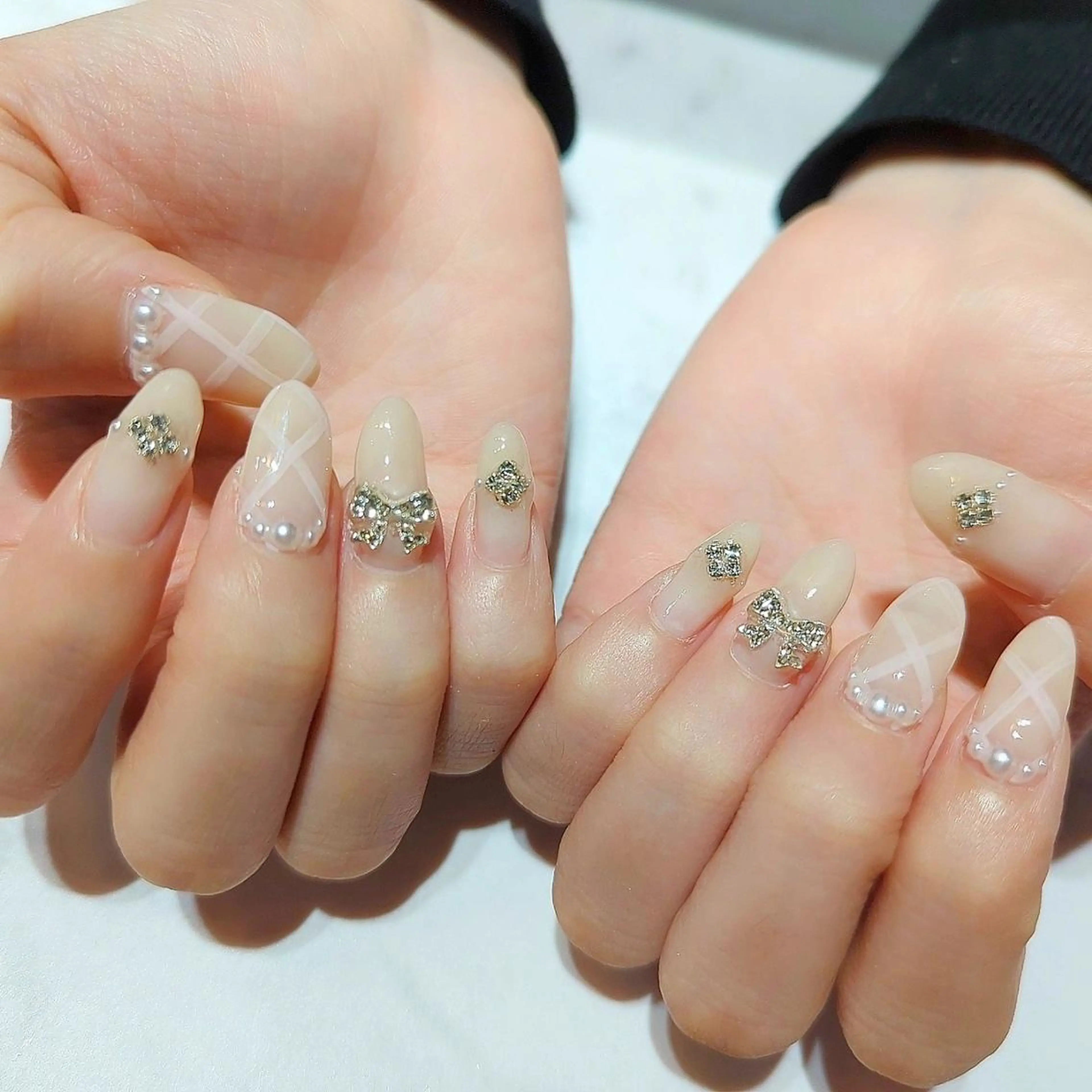 ネイル ハンドネイル あ きのネイルデザイン