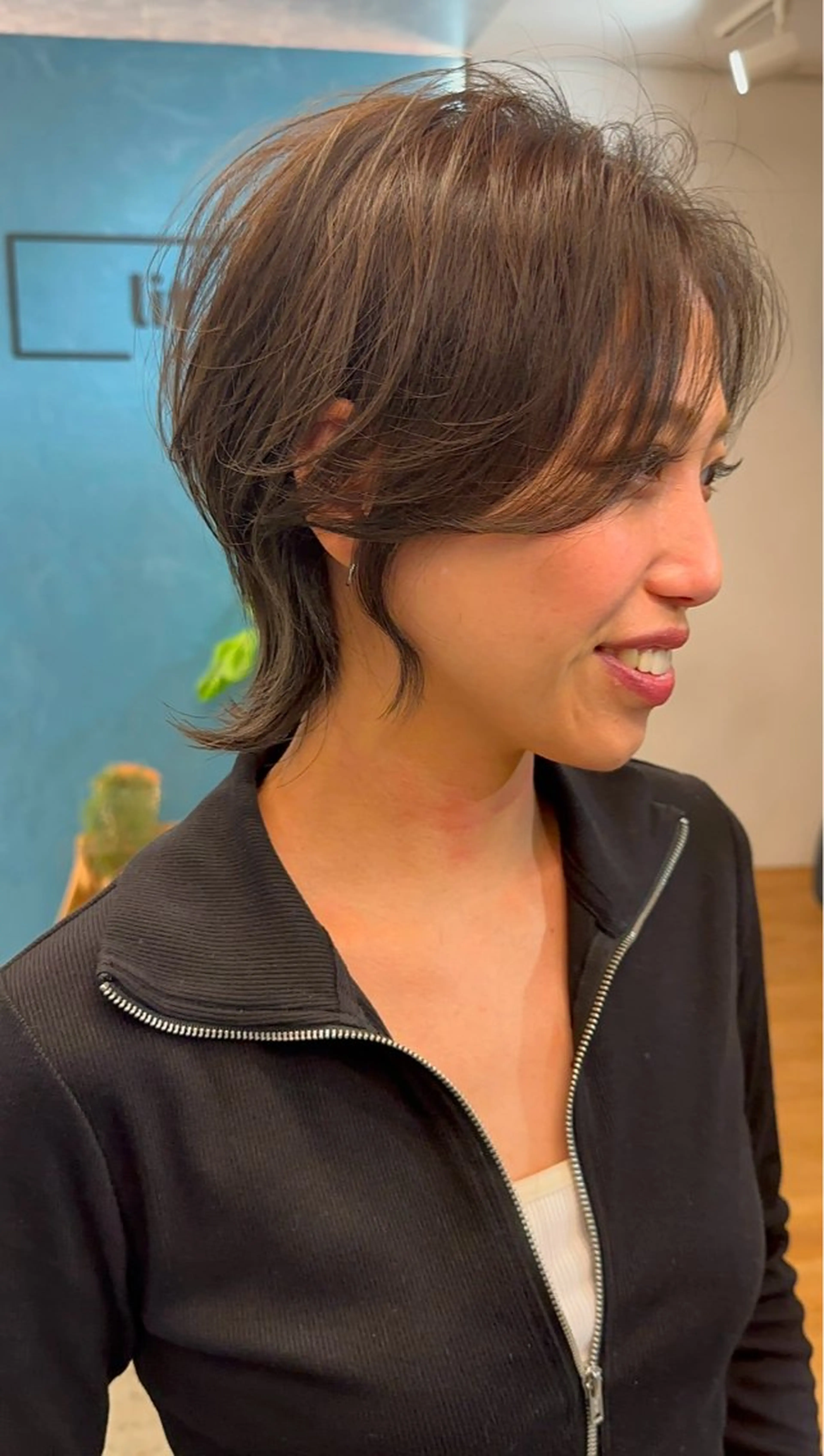 ショート レイヤーカット 小顔カット カット ヘアカラー トリートメント lit.所属・【lit.】SATO HIROSHIのヘアスタイル