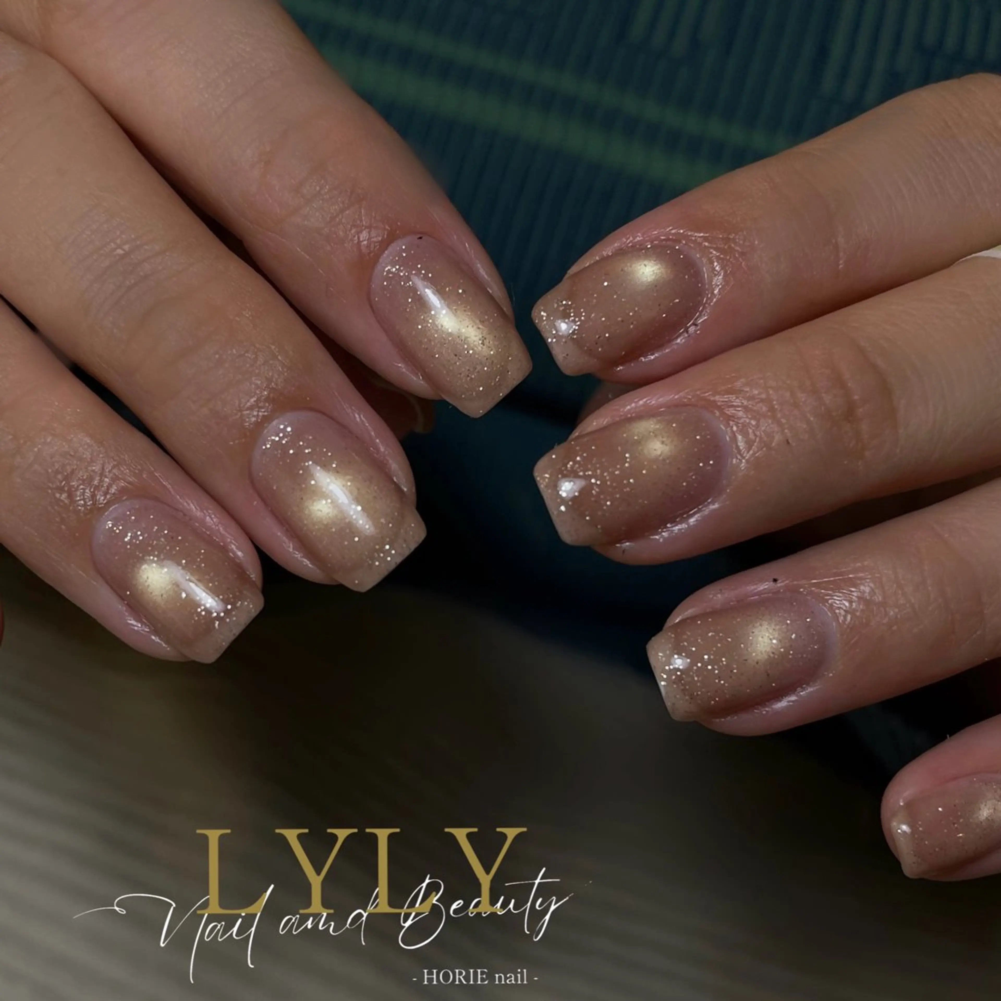 ネイル フラッシュネイル ジェルネイル キラキラネイル マグネットネイル ハンドネイル LYLY numachanのネイルデザイン