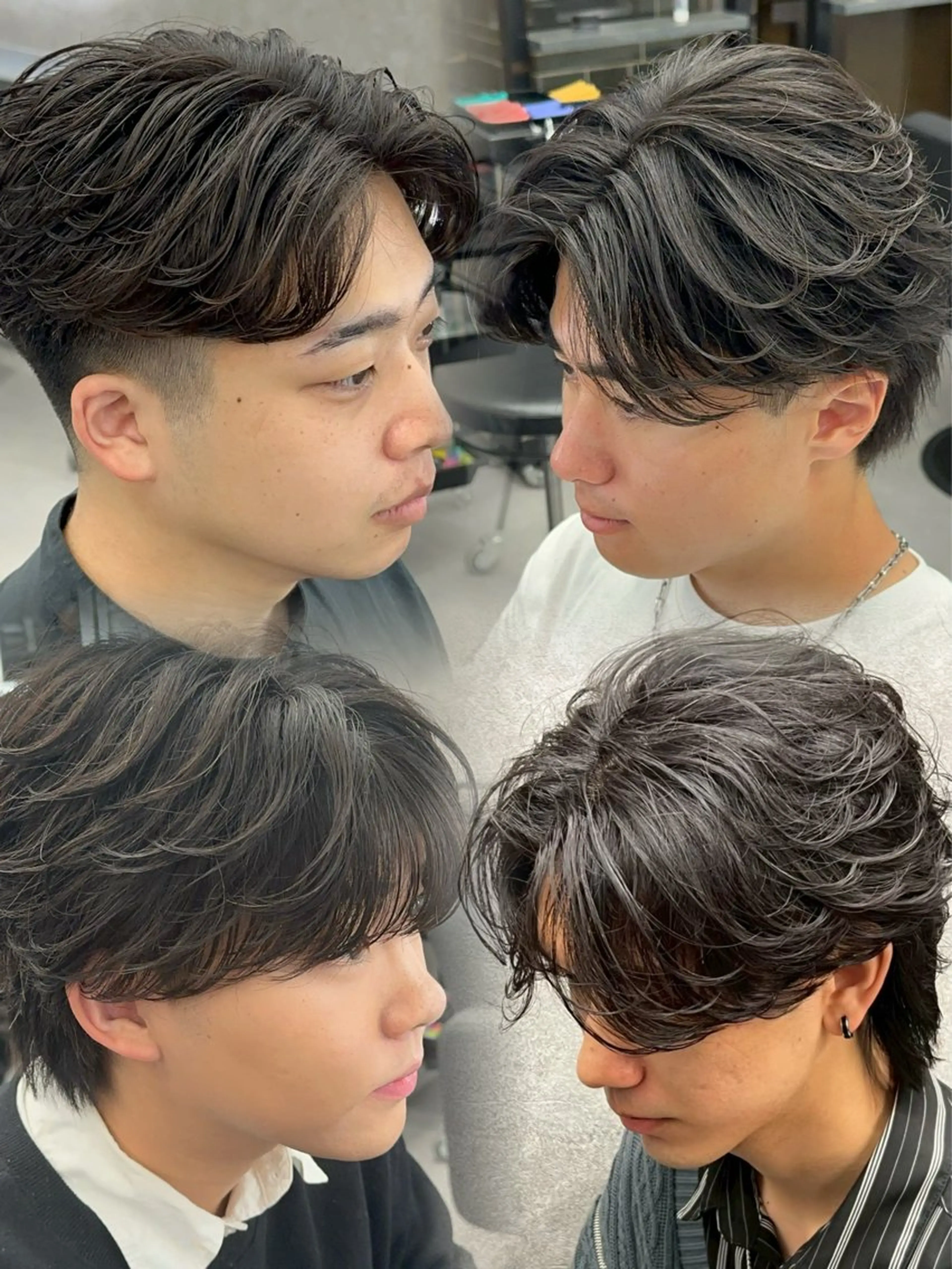 カラー パーマ メンズ メンズパーマ カット パーマ 札幌メンズヘア指名 No.1光👑👑のヘアスタイル