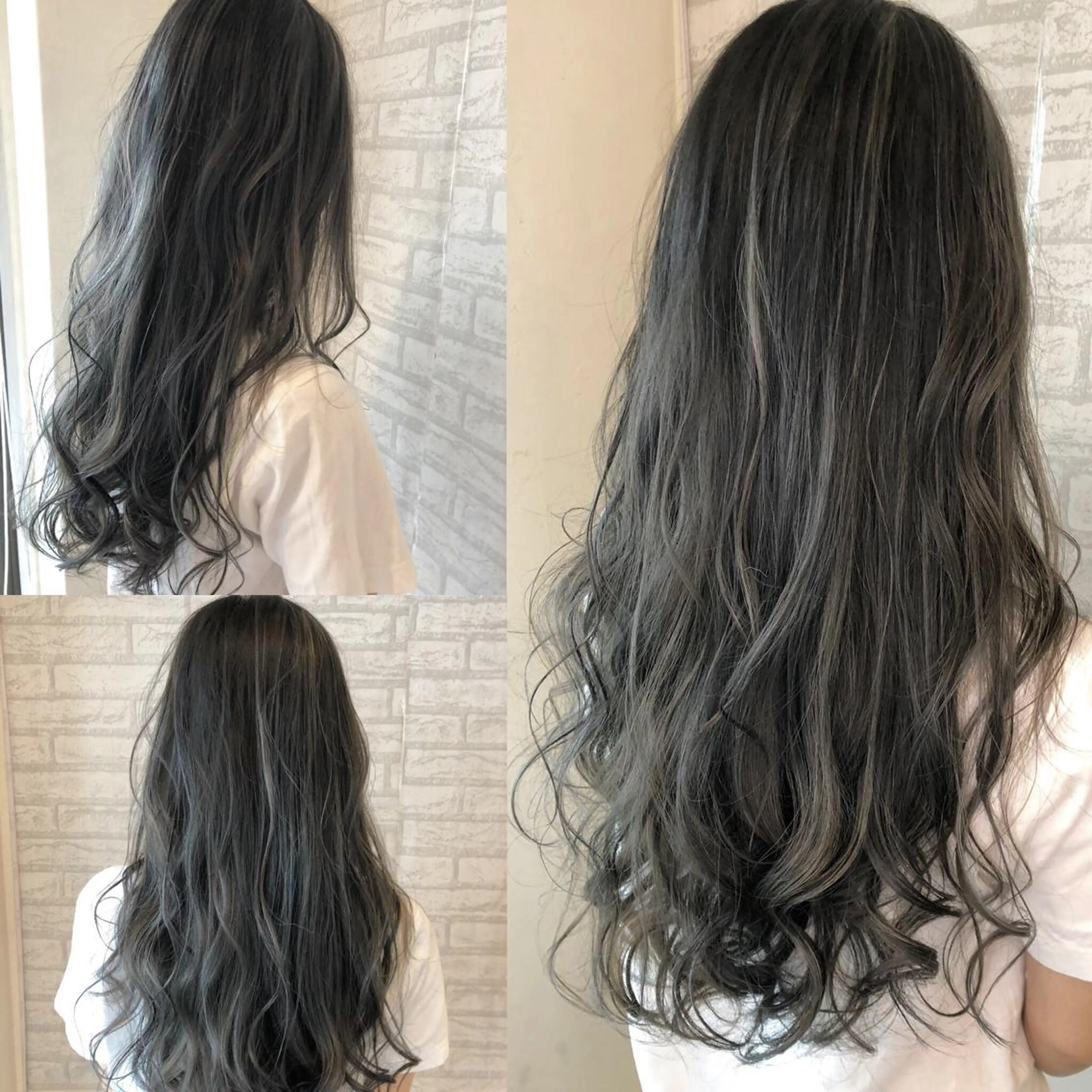 ミディアム カラー 透明感カラー グレージュ カット ヘアカラー トリートメント JIL BLAN 京都のヘアスタイル