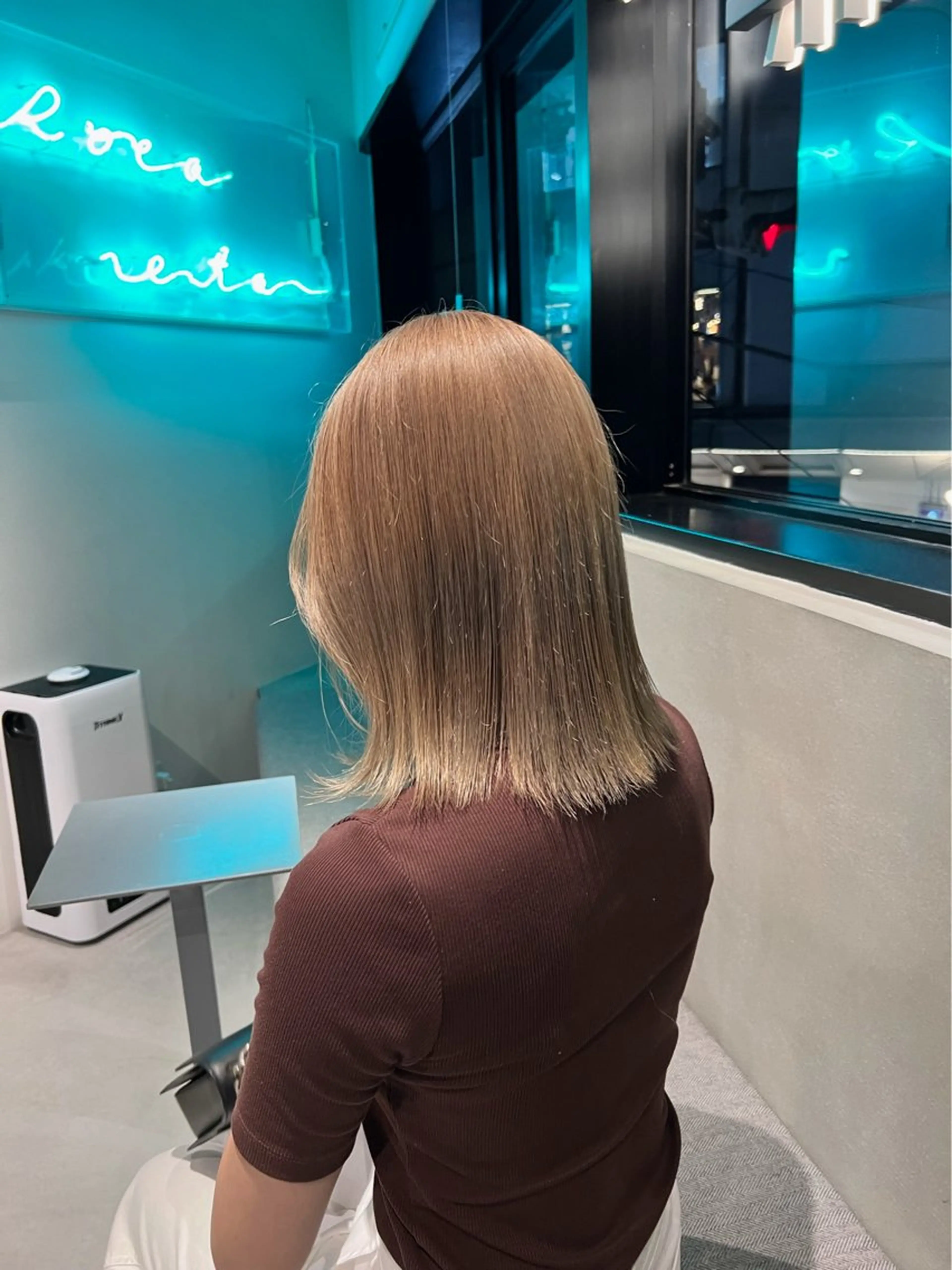 ミディアム カラー ヘアカラー トリートメント 🌐👽フクイ キララ🌎💎のヘアスタイル