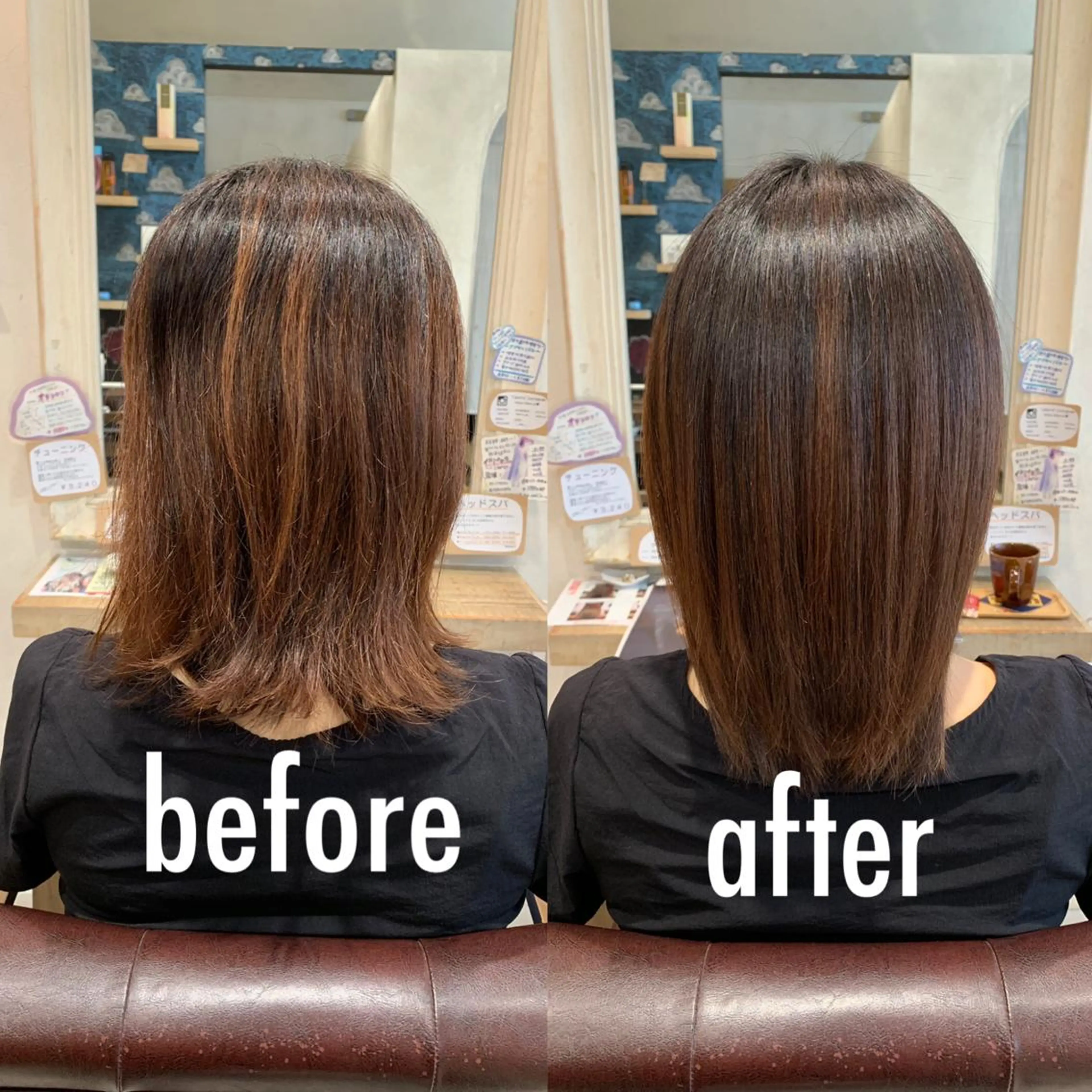 ミディアム トリートメント Liberty 店長 TAJIMAのヘアスタイル
