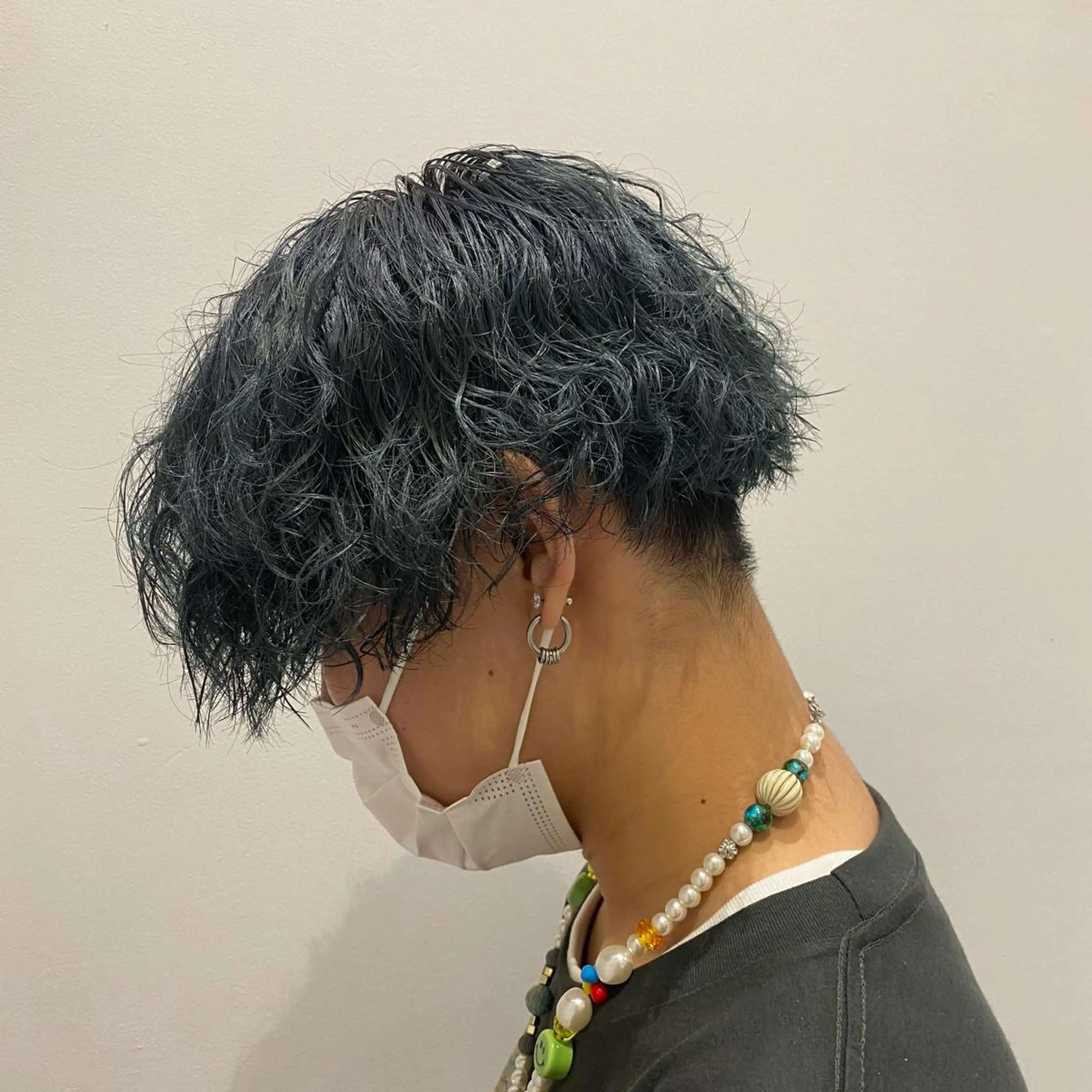 ミディアム カット パーマ 村山 豪歩のヘアスタイル
