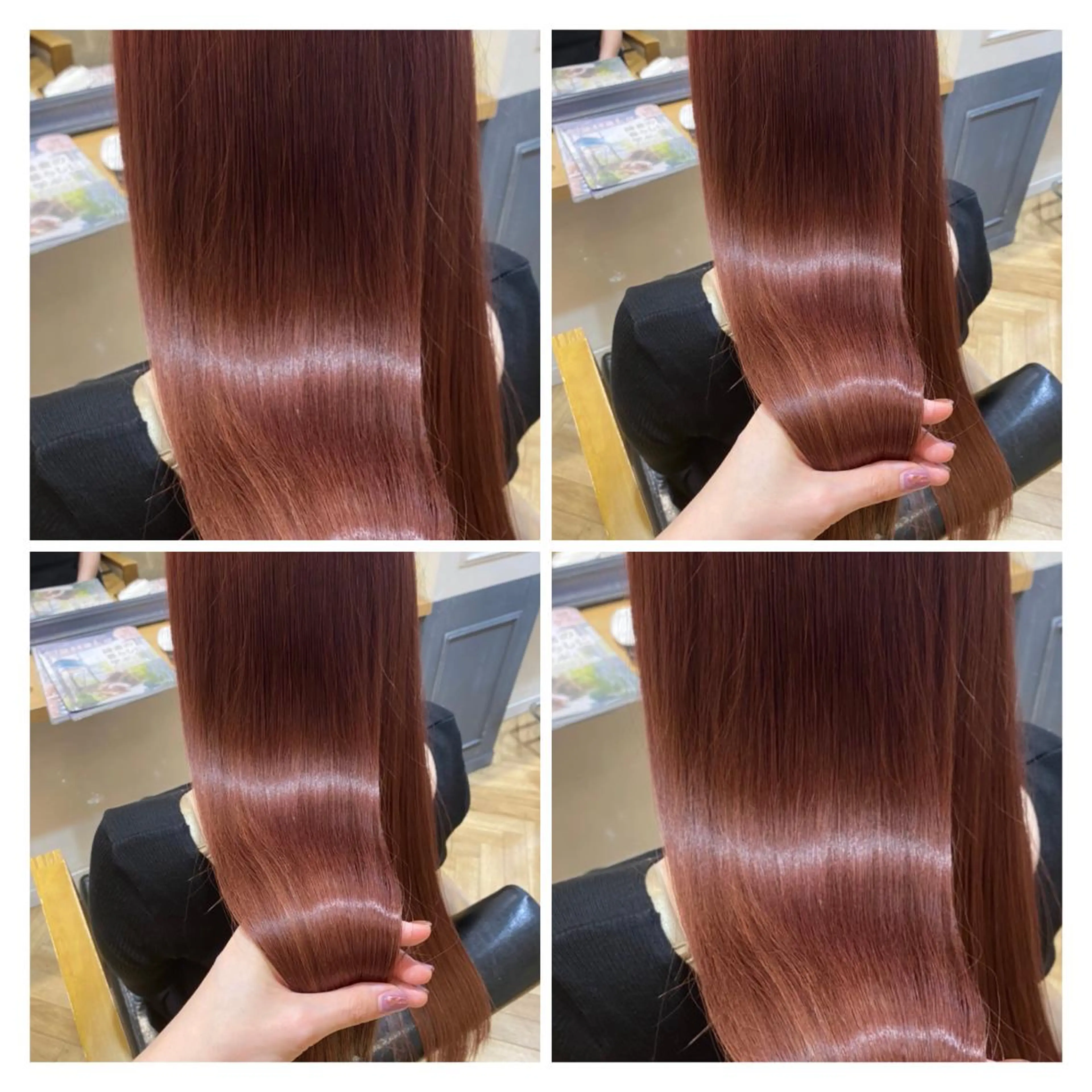 ロング カット ヘアカラー トリートメント 髪質改善艶髪 ℍ𝔸ℝ𝕌𝕂𝔸のヘアスタイル