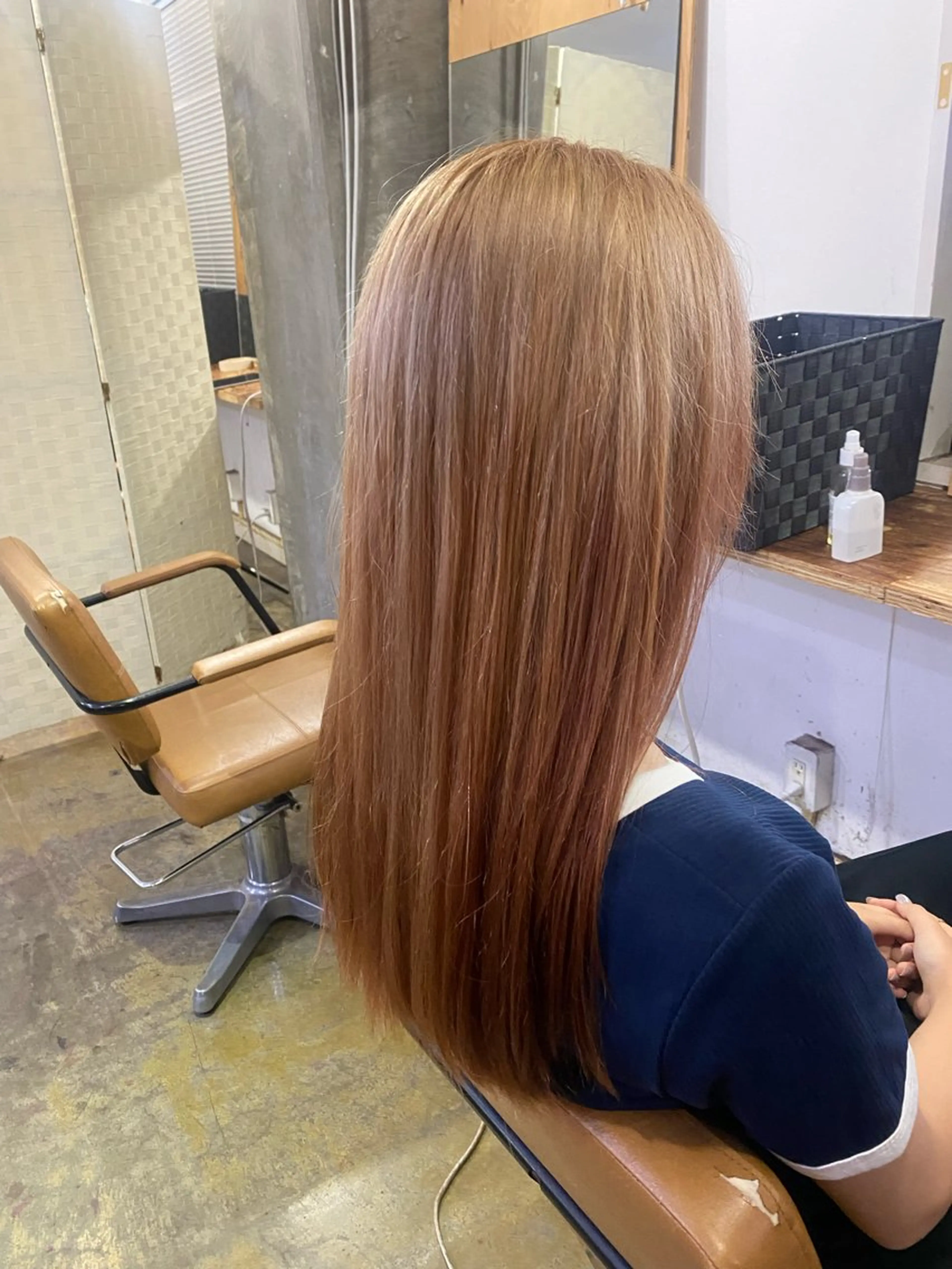 ロング カラー ブリーチカラーと、髪 質改善。HARUKAのヘアスタイル