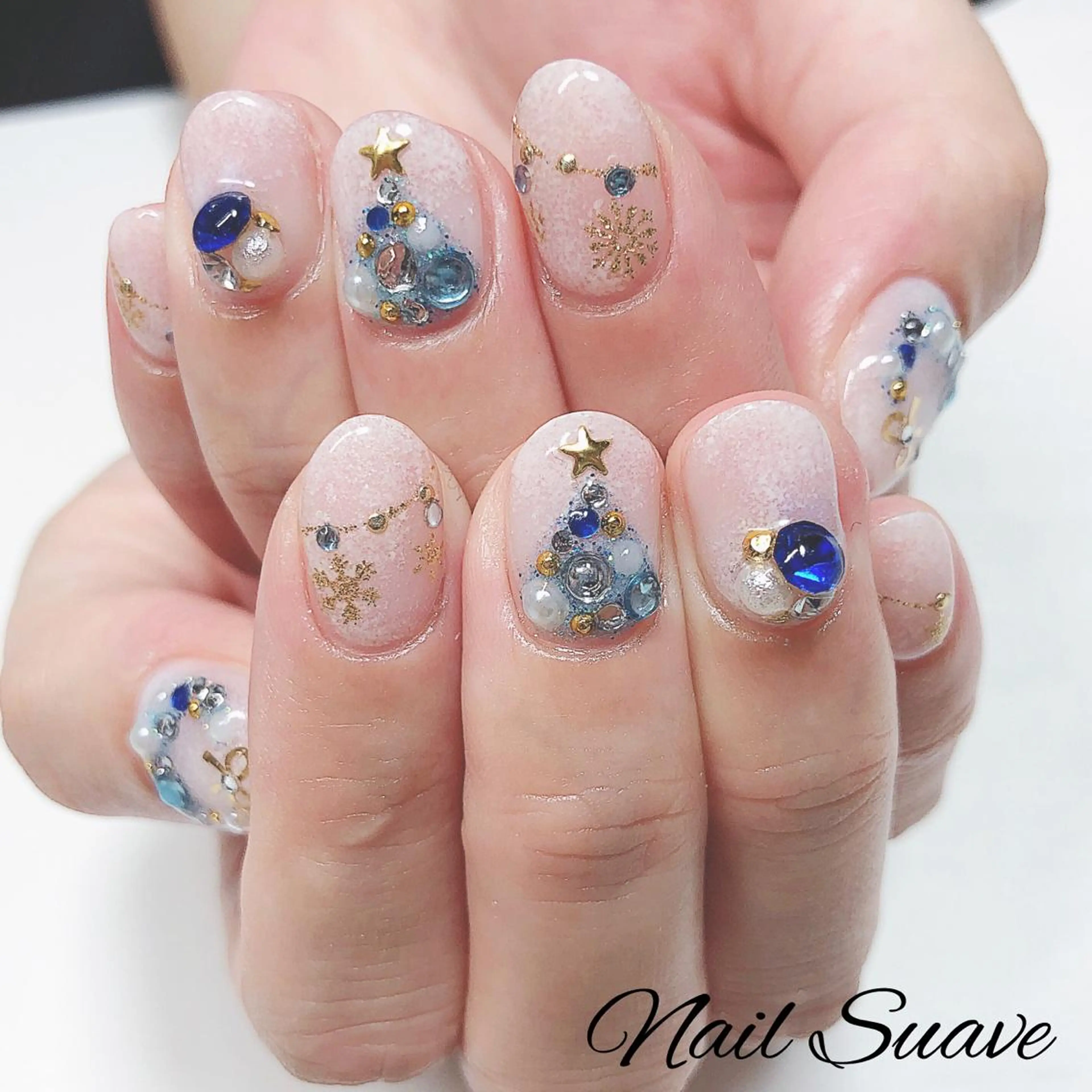 ネイル 冬ネイル クリスマス Nail Suave (シュアーヴ)のネイルデザイン