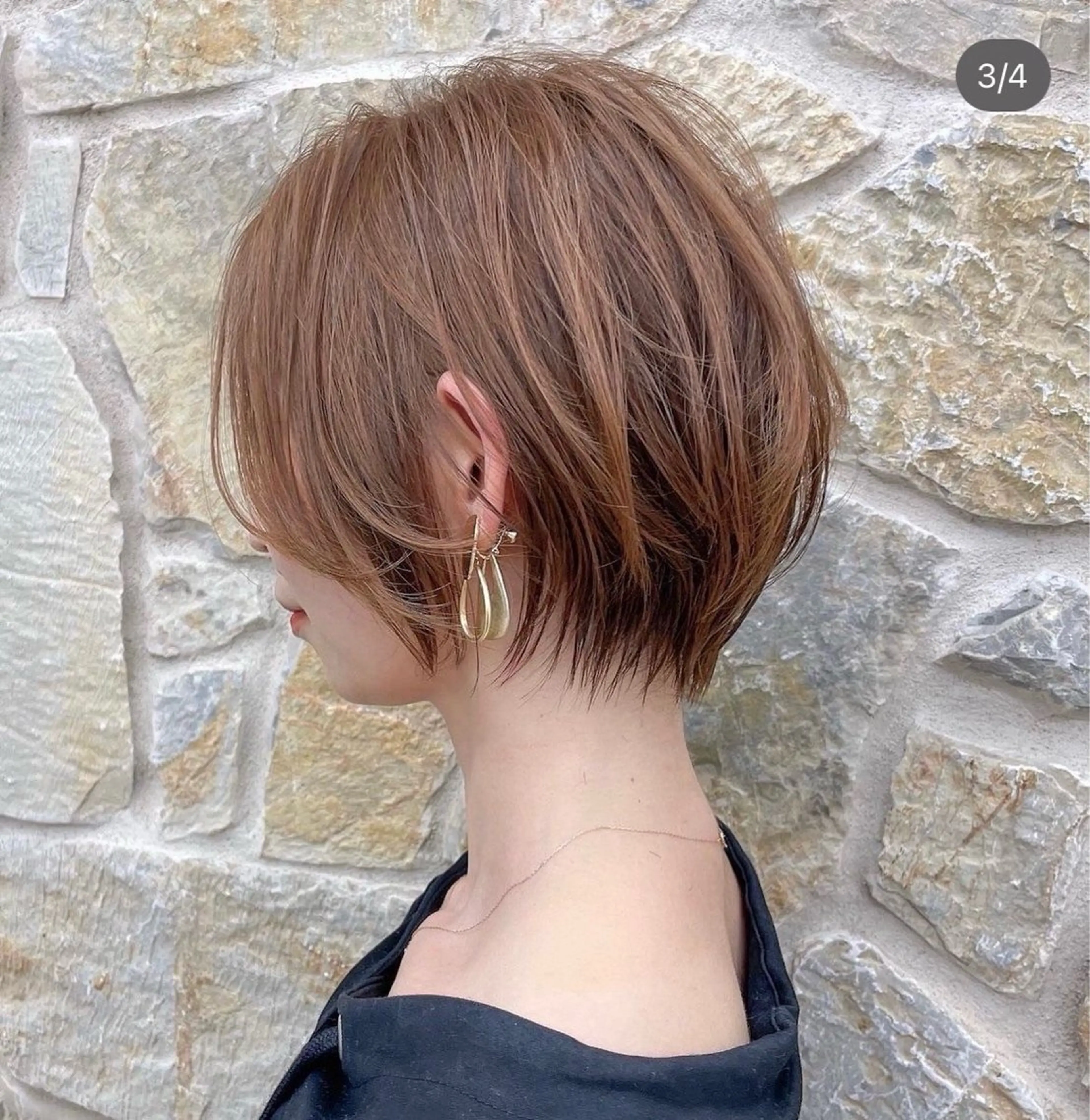 ショート 羽根田 果奈のヘアスタイル