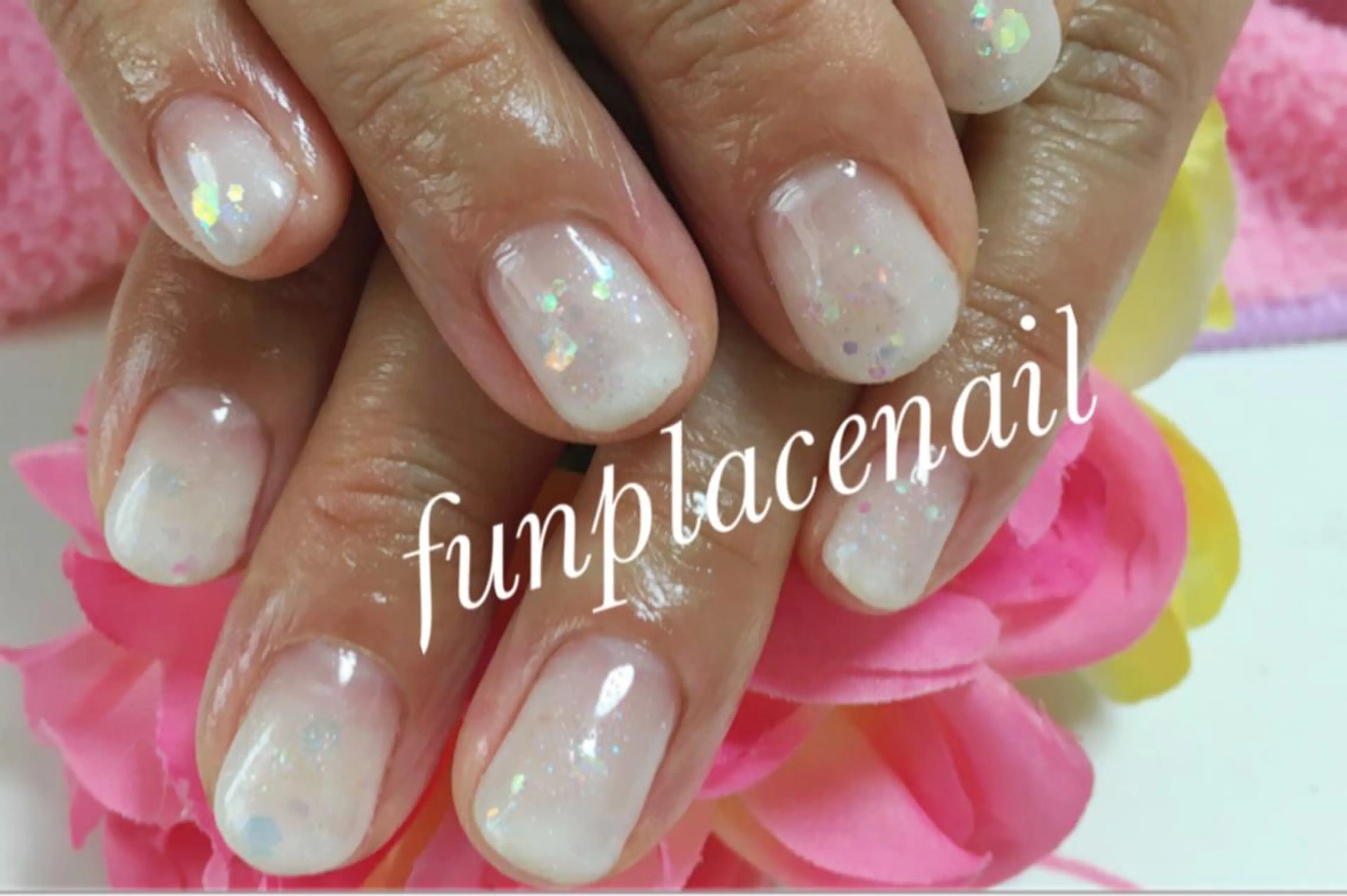 ショート ミディアム セミロング ロング カラー パーマ ヘアアレンジ メンズ キッズ ネイル まつエク nail salon＆school felice所属・フェリーチェ瑞江店 新山のネイルデザイン